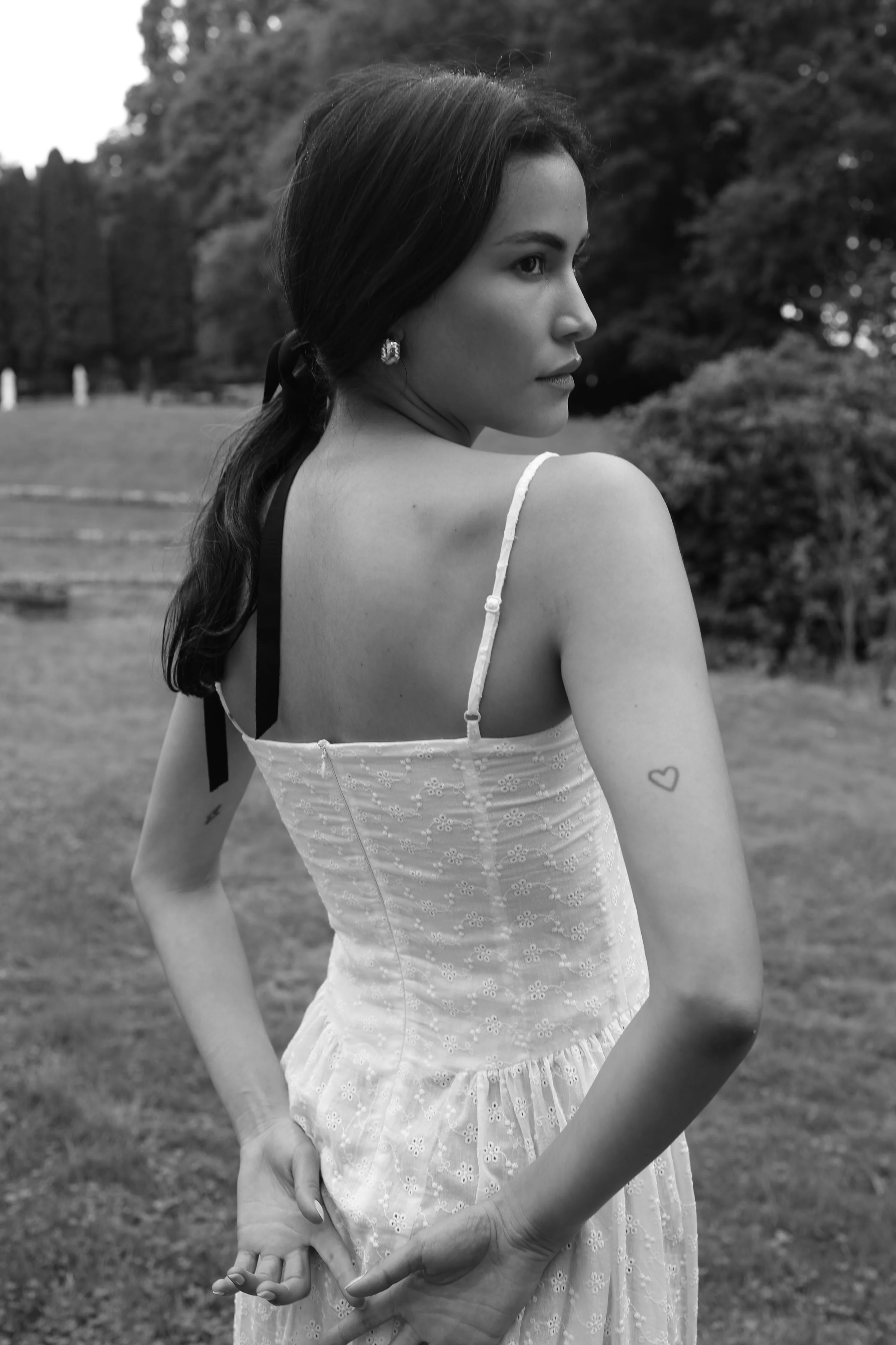 Lou Lou Dress White Eyelet - Image 5