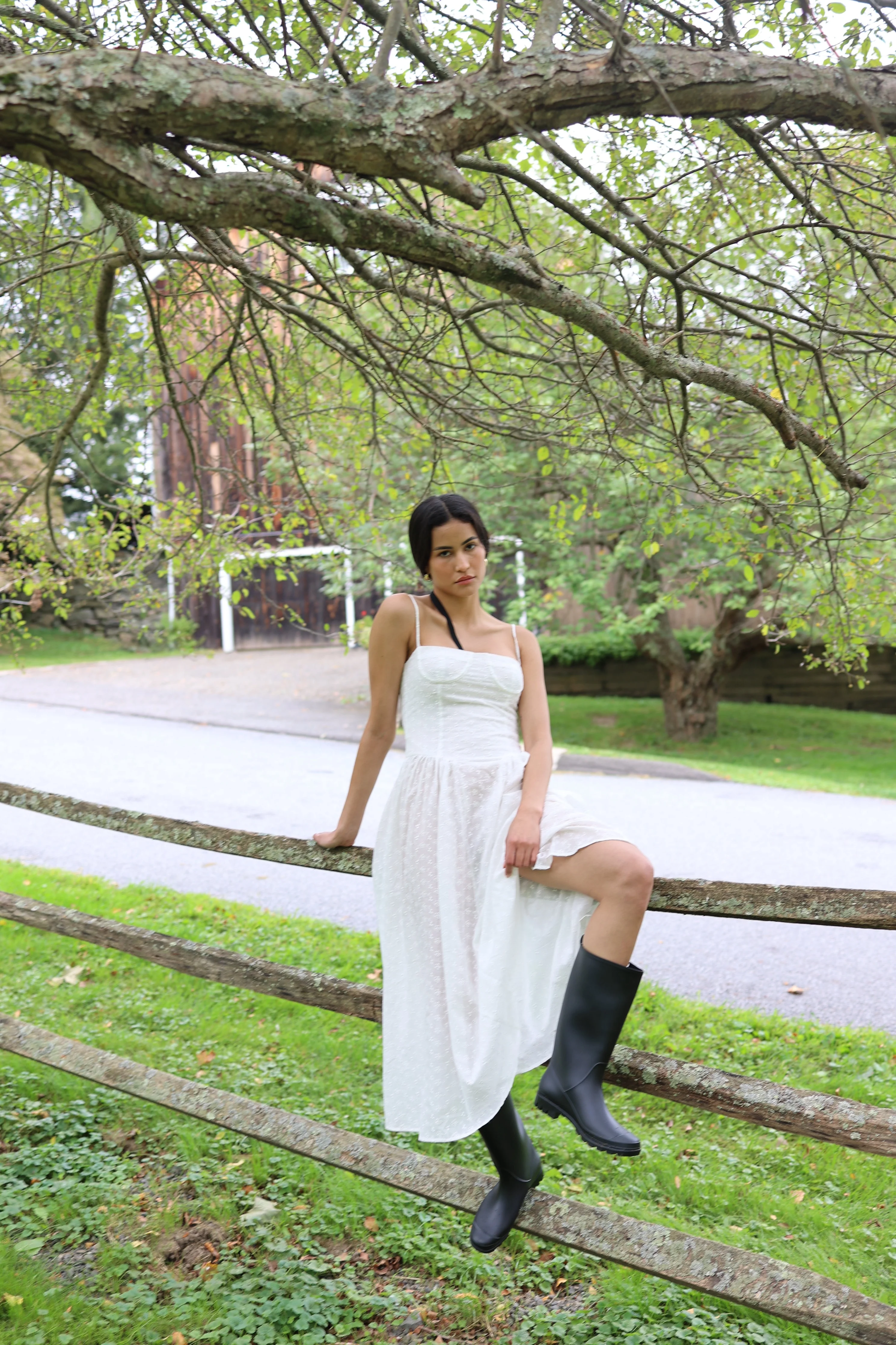 Lou Lou Dress White Eyelet - Image 6