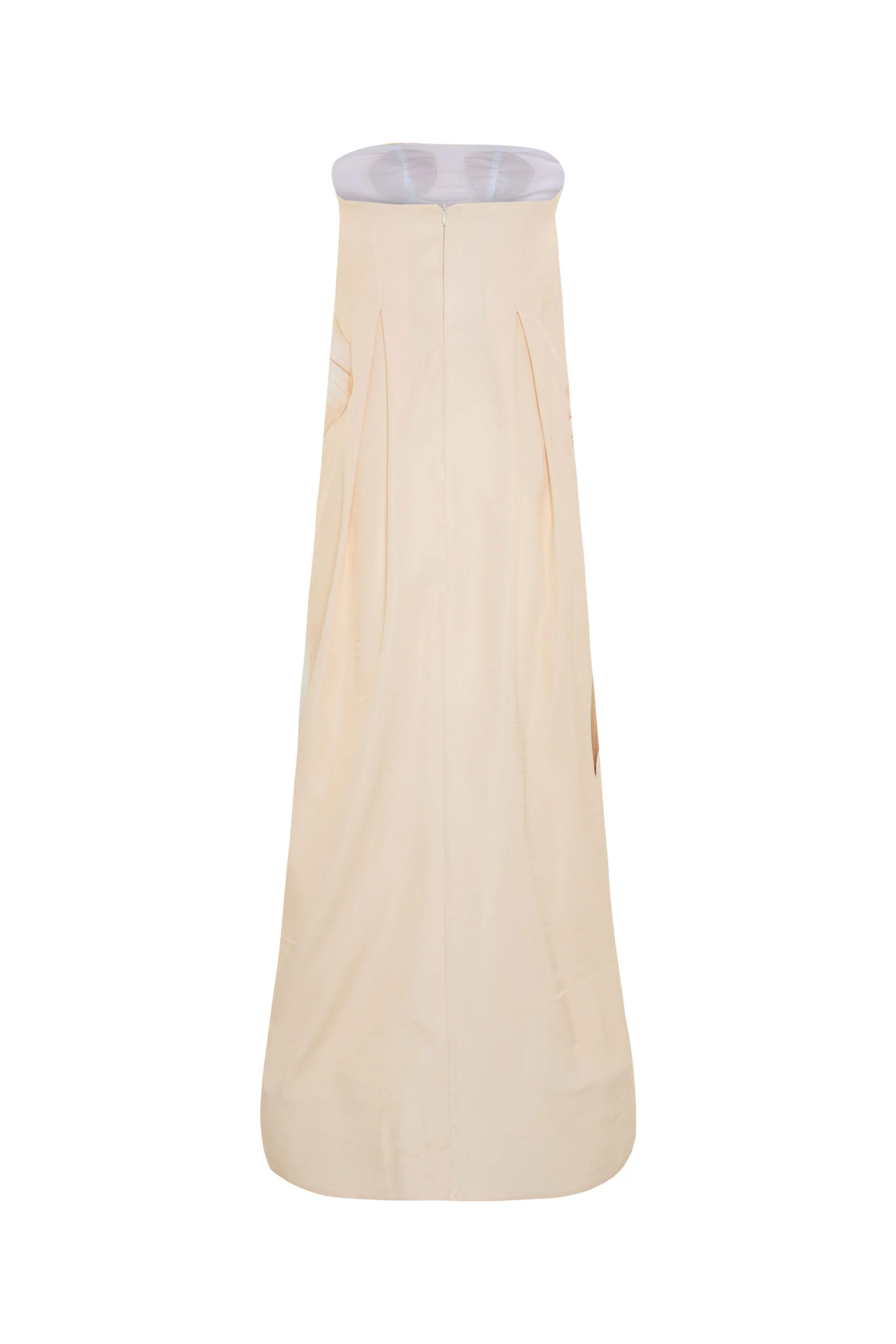 Lunara Strapless Floral Maxi Dress – Elegant Printed Evening Dress - Image 4