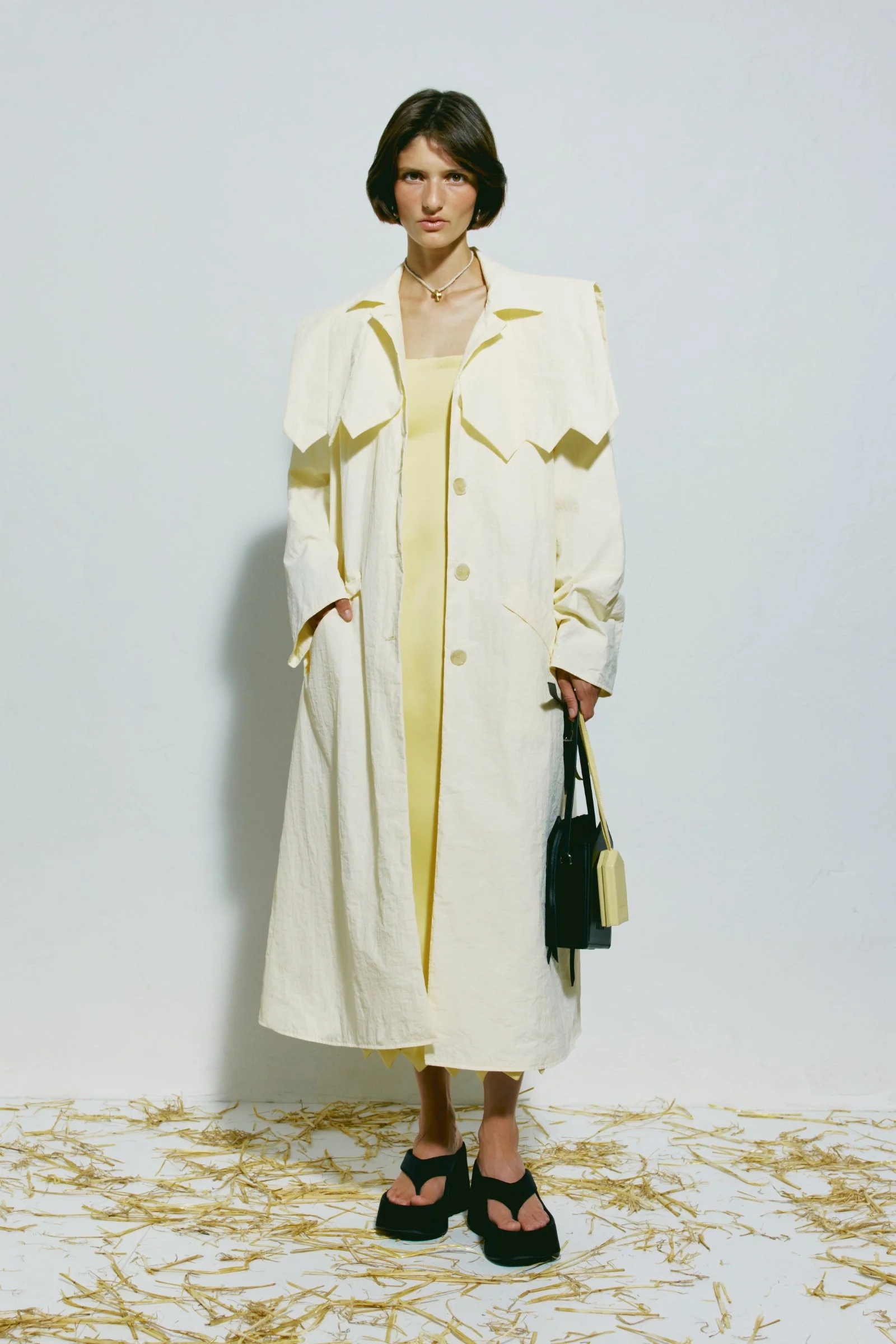 Lyshtva Coat Butter Yellow - Image 9
