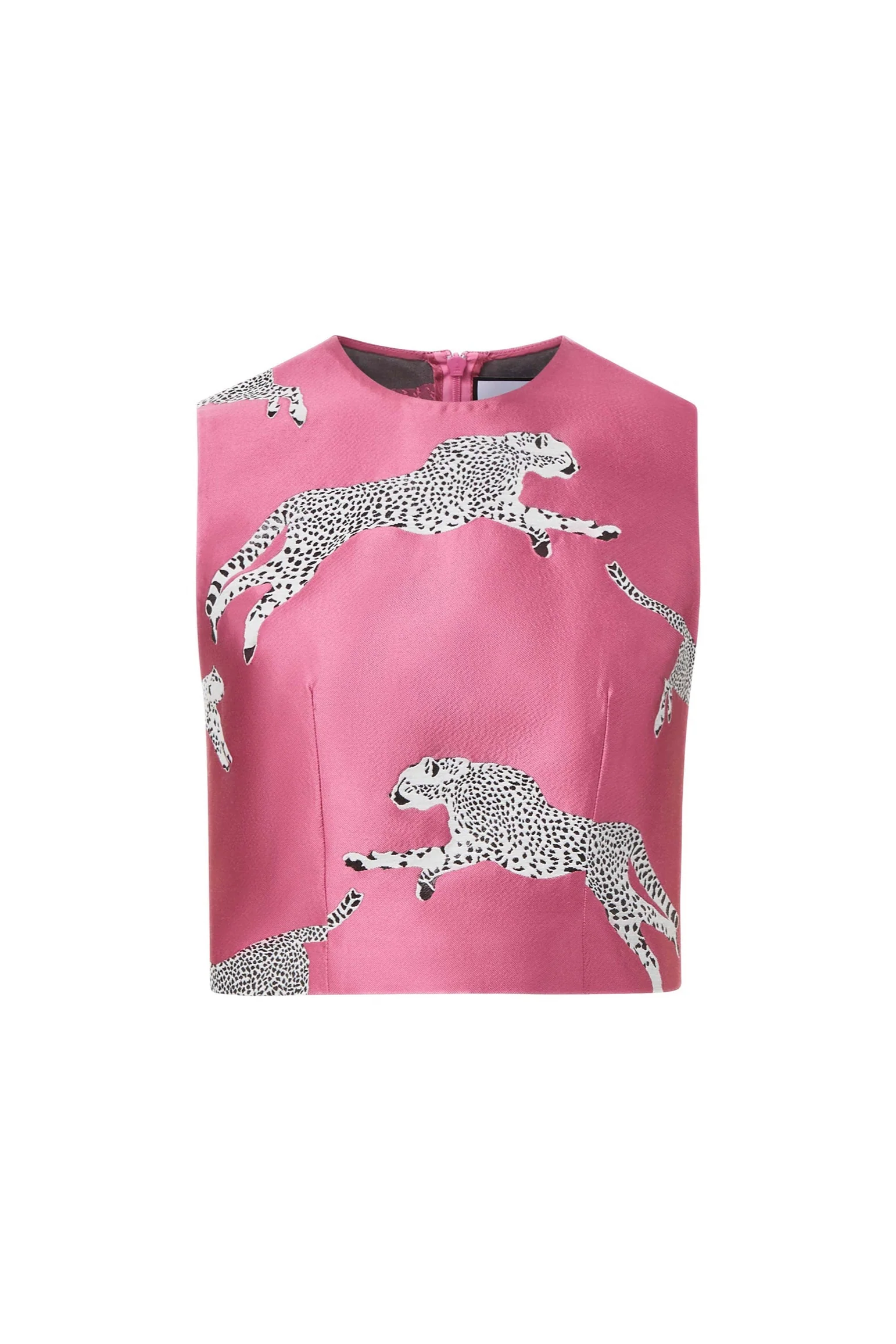 Mae X Scalamandre Ali Top in Leaping Cheetah - Image 3