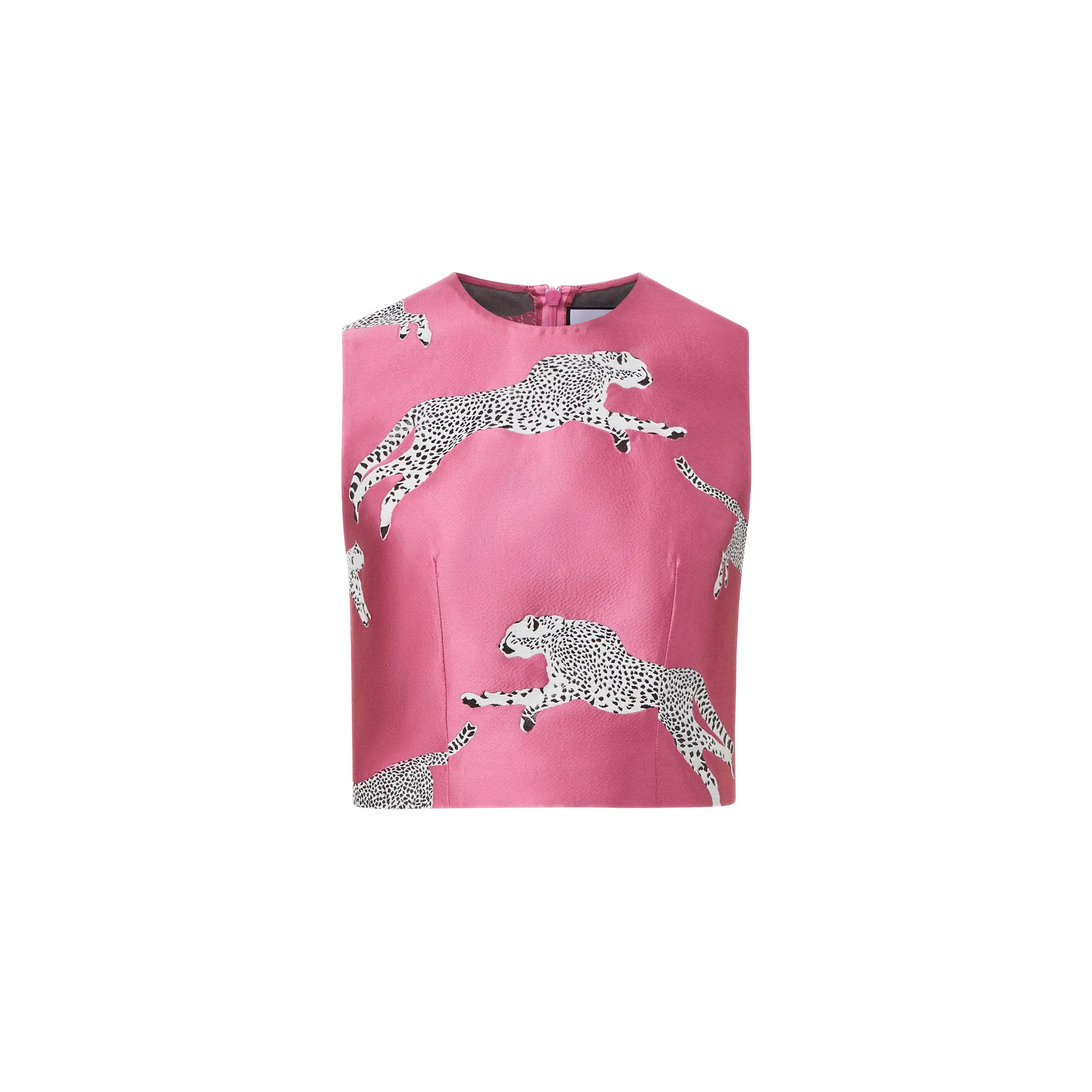 Mae X Scalamandre Ali Top in Leaping Cheetah - Image 5