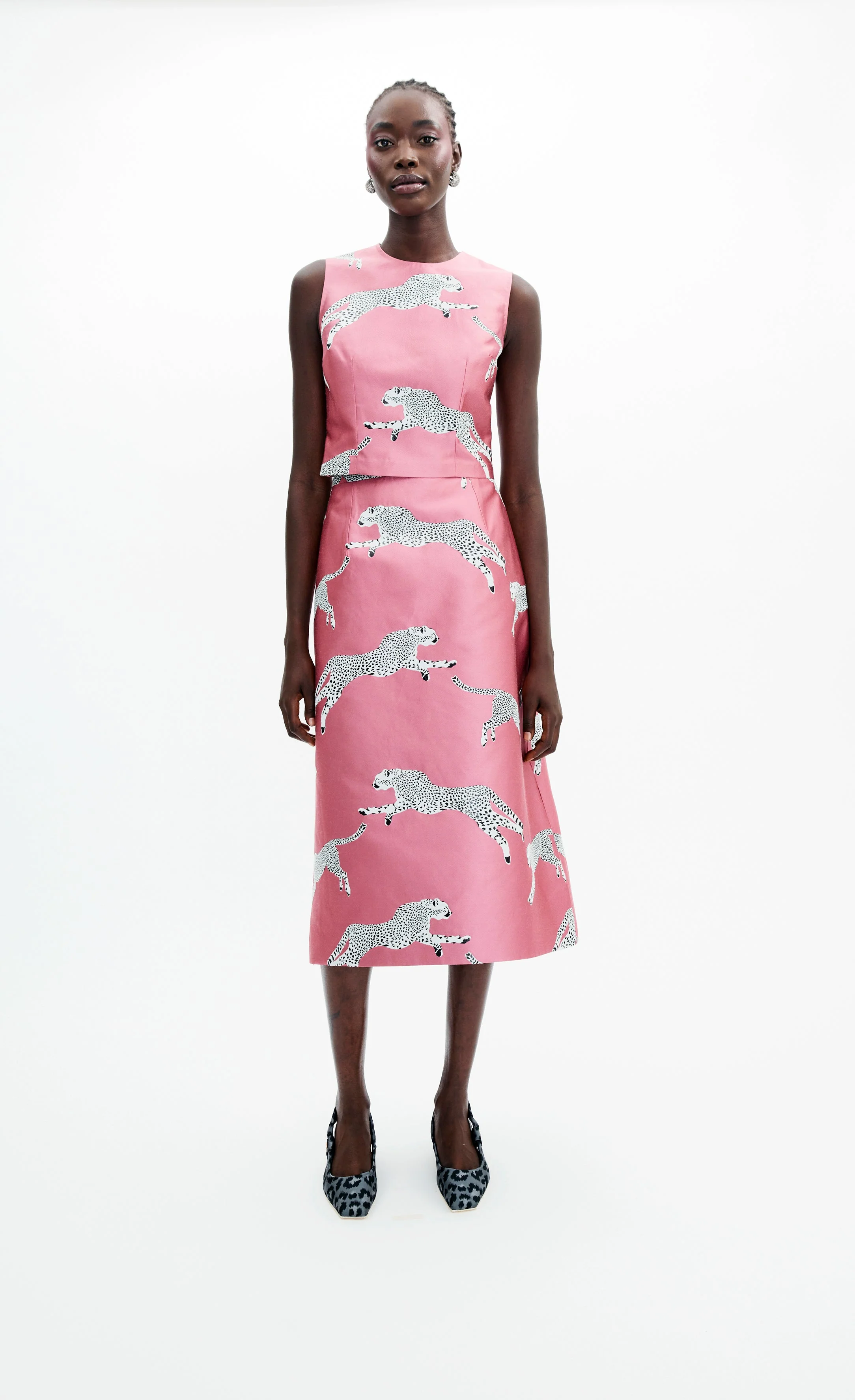 Mae X Scalamandre Hallie Skirt in Jumping Cheetah - Image 5