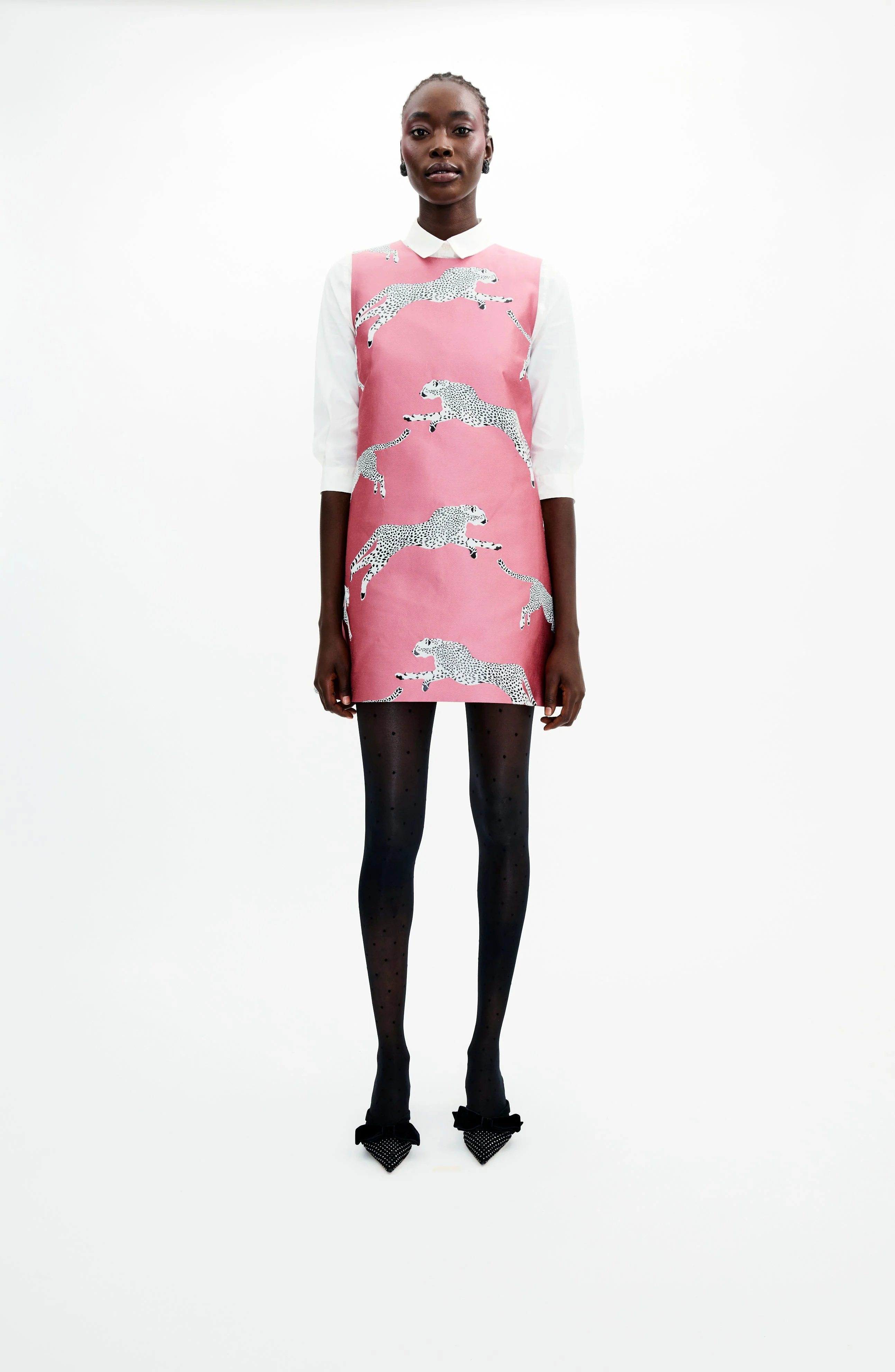 Mae X Scalamandre Laurel Dress in Leaping Cheetah - Image 8