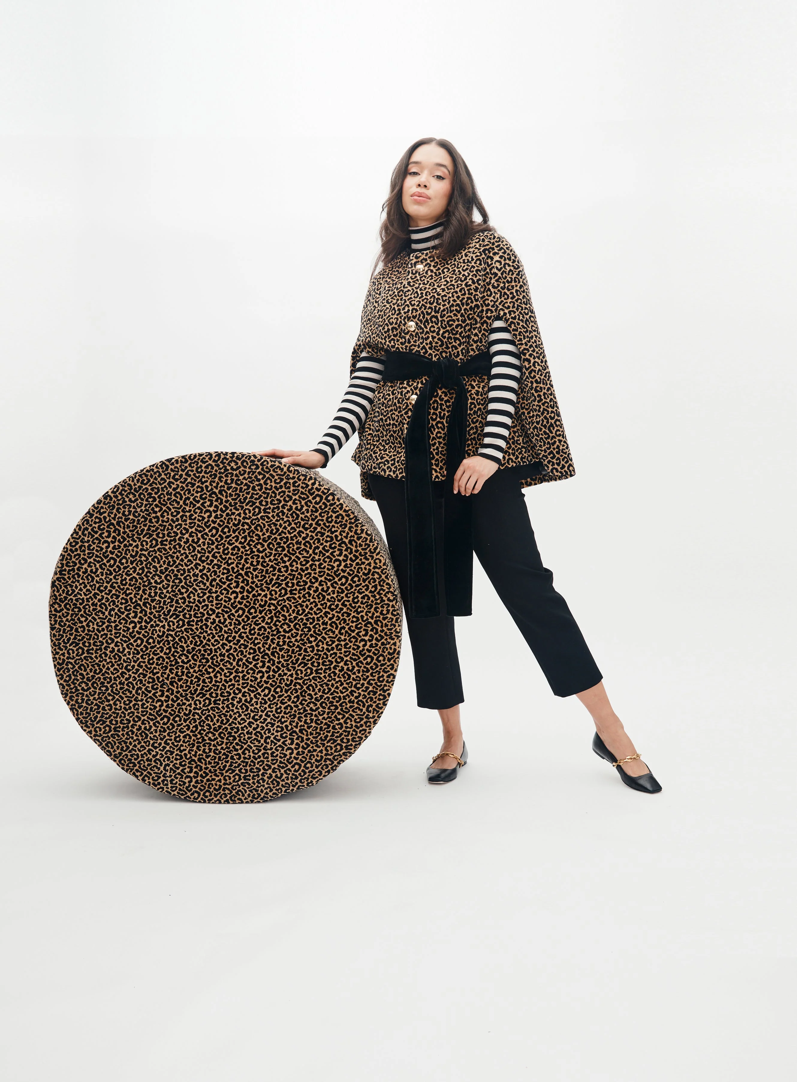 Mae X Scalamandré Selene Cape in Panthera Velvet - Image 10