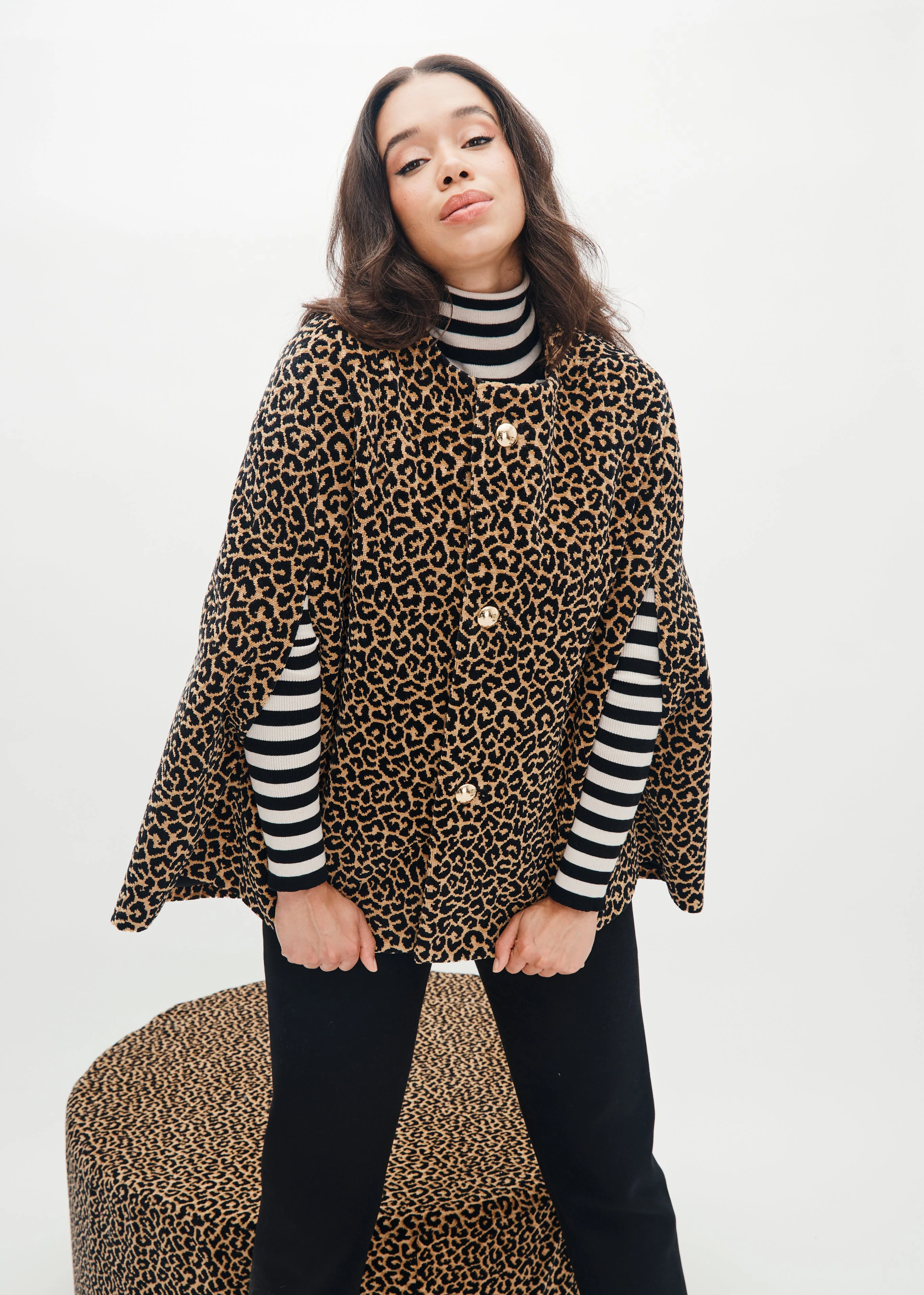 Mae X Scalamandré Selene Cape in Panthera Velvet - Image 11
