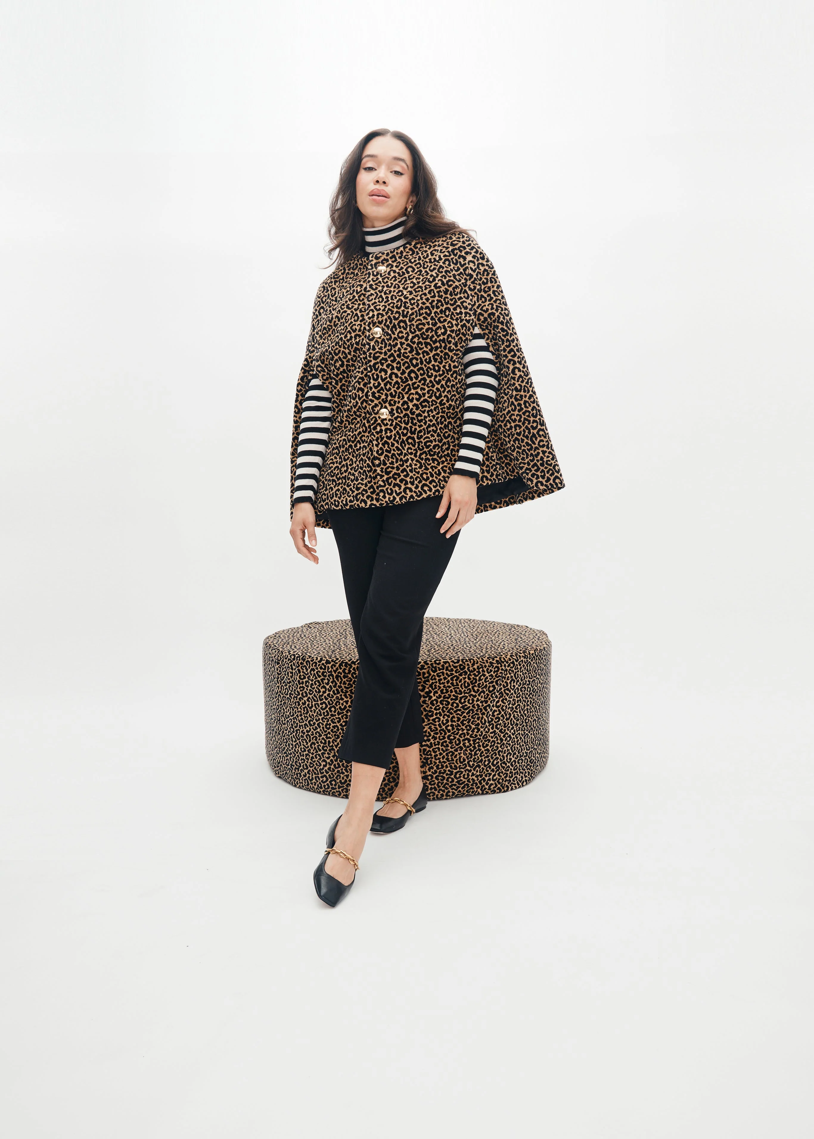 Mae X Scalamandré Selene Cape in Panthera Velvet - Image 12