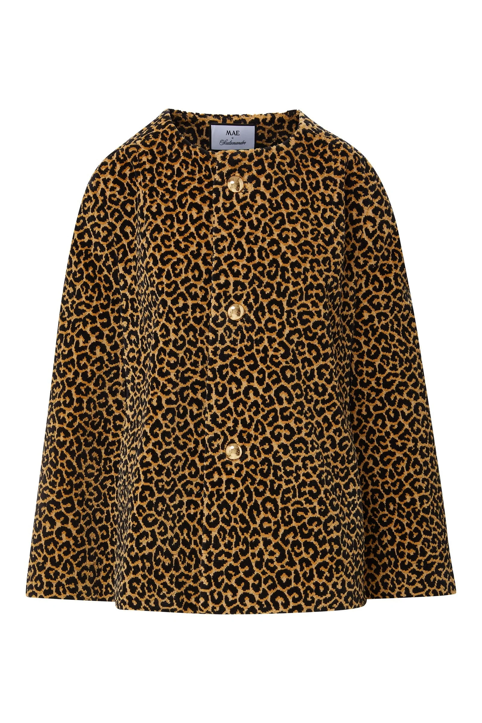 Mae X Scalamandré Selene Cape in Panthera Velvet - Image 3