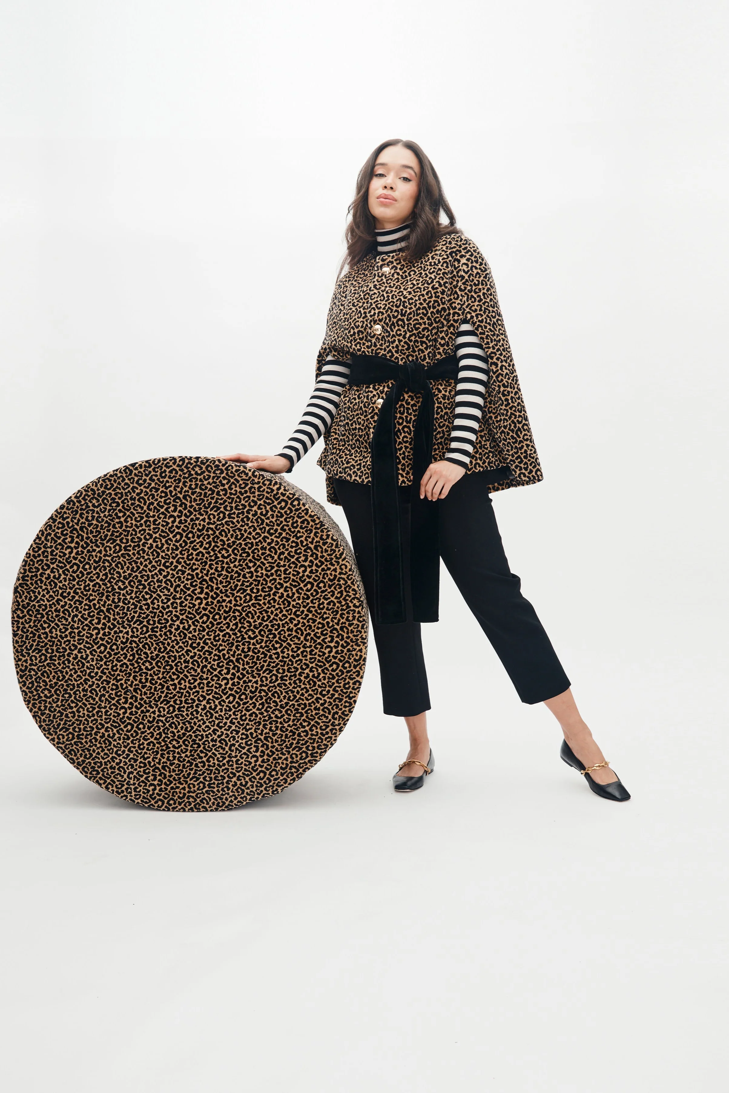 Mae X Scalamandré Selene Cape in Panthera Velvet - Image 4