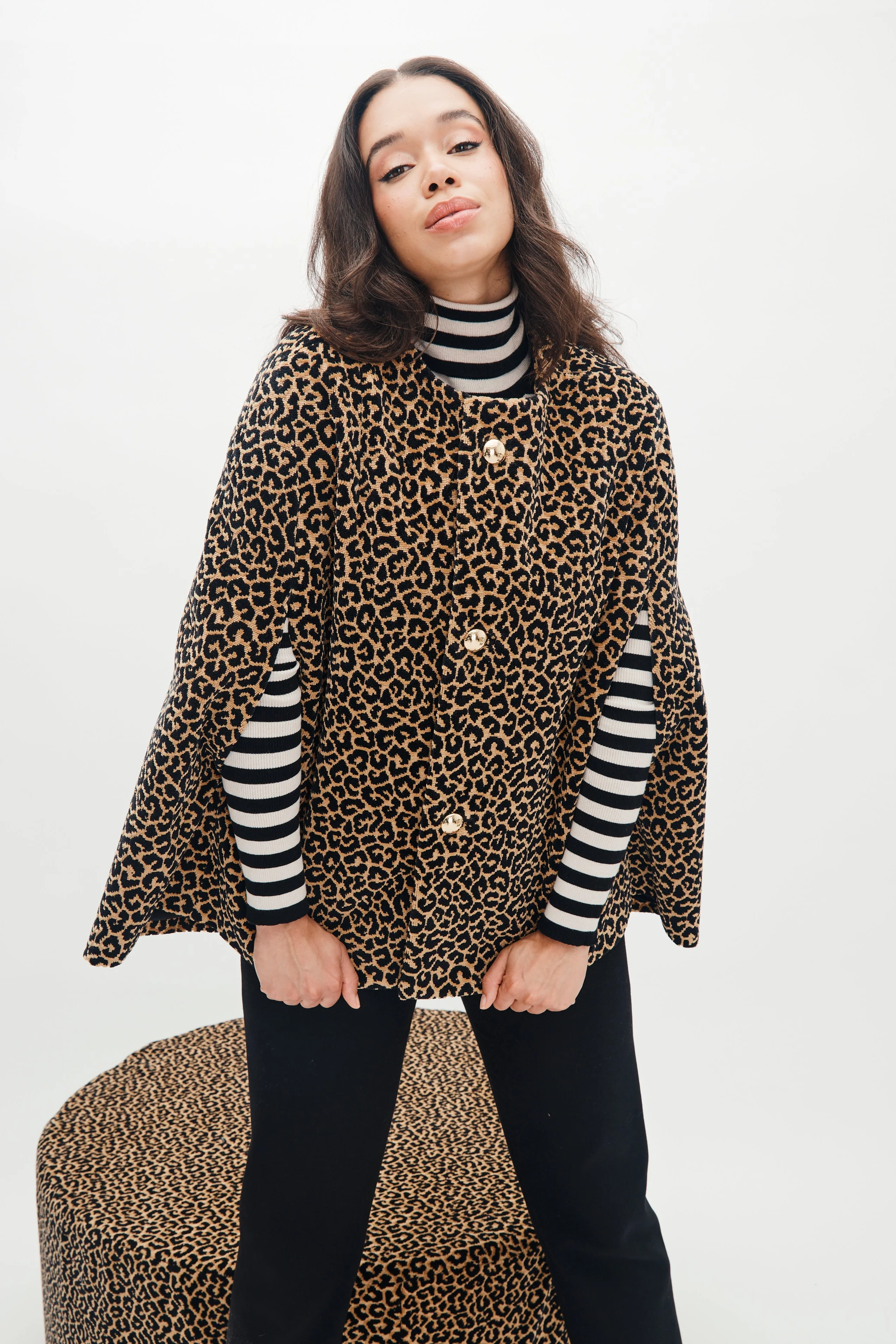 Mae X Scalamandré Selene Cape in Panthera Velvet - Image 5