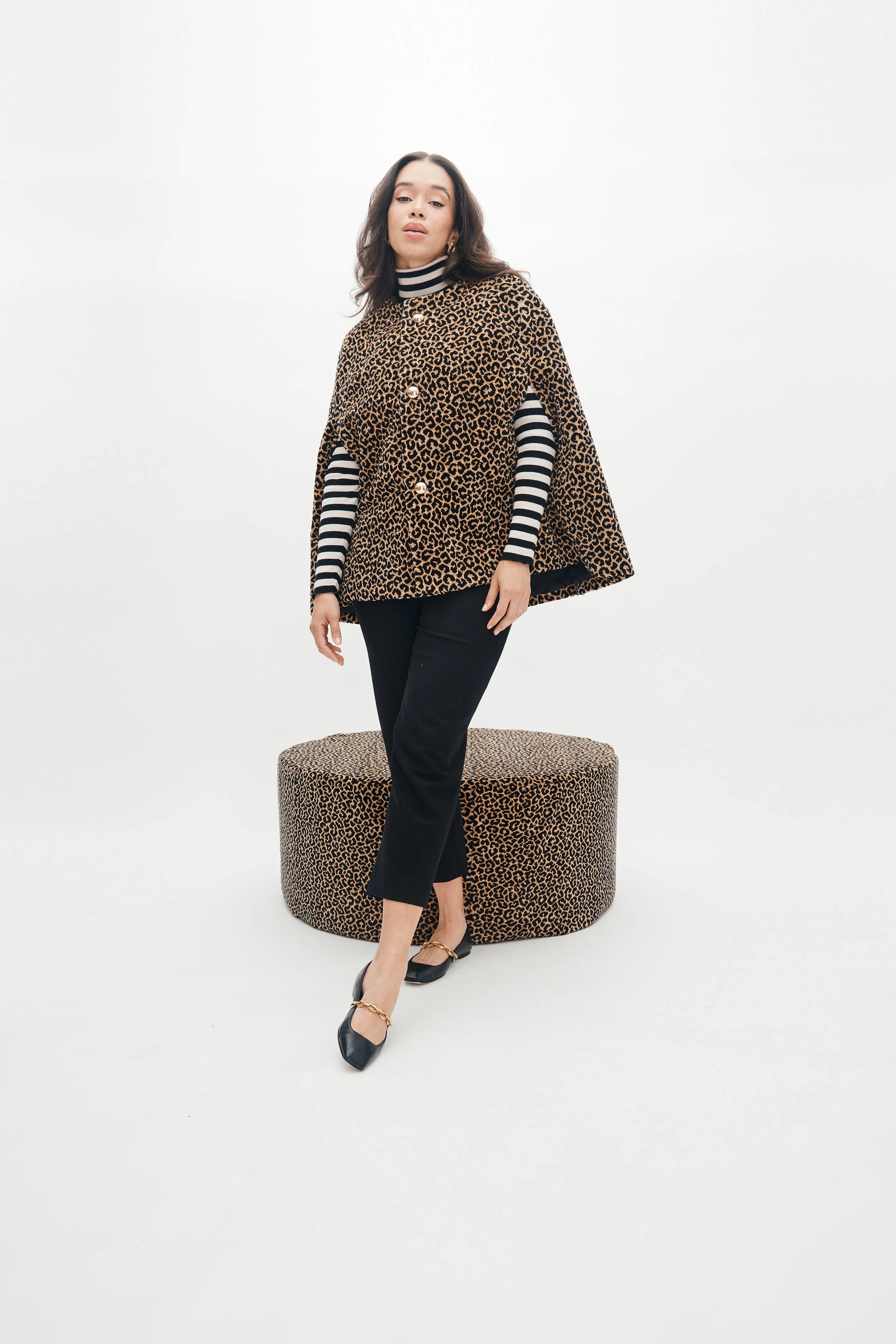 Mae X Scalamandré Selene Cape in Panthera Velvet - Image 6