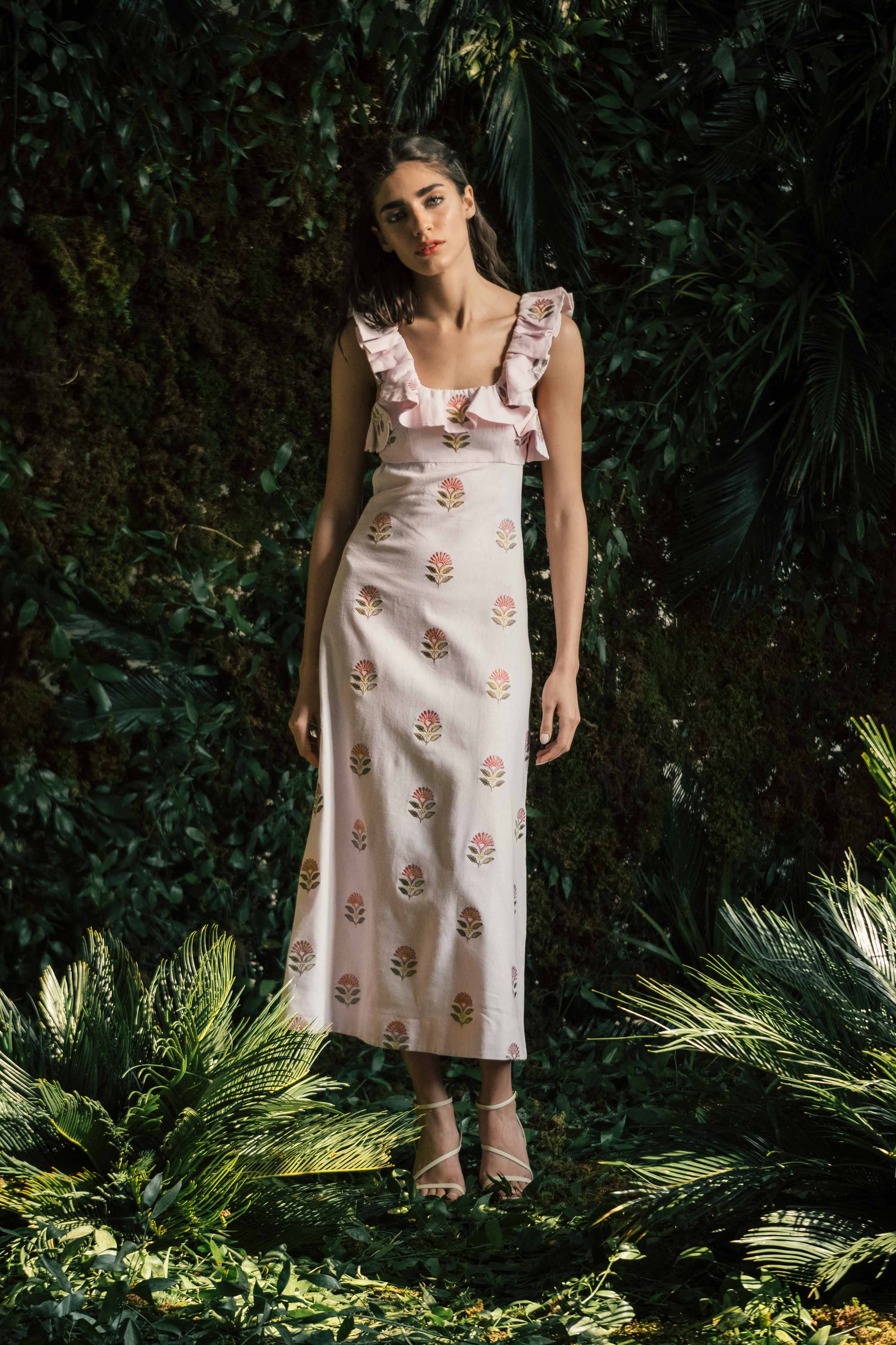 Malika Dress - Pink & Pink - Image 11
