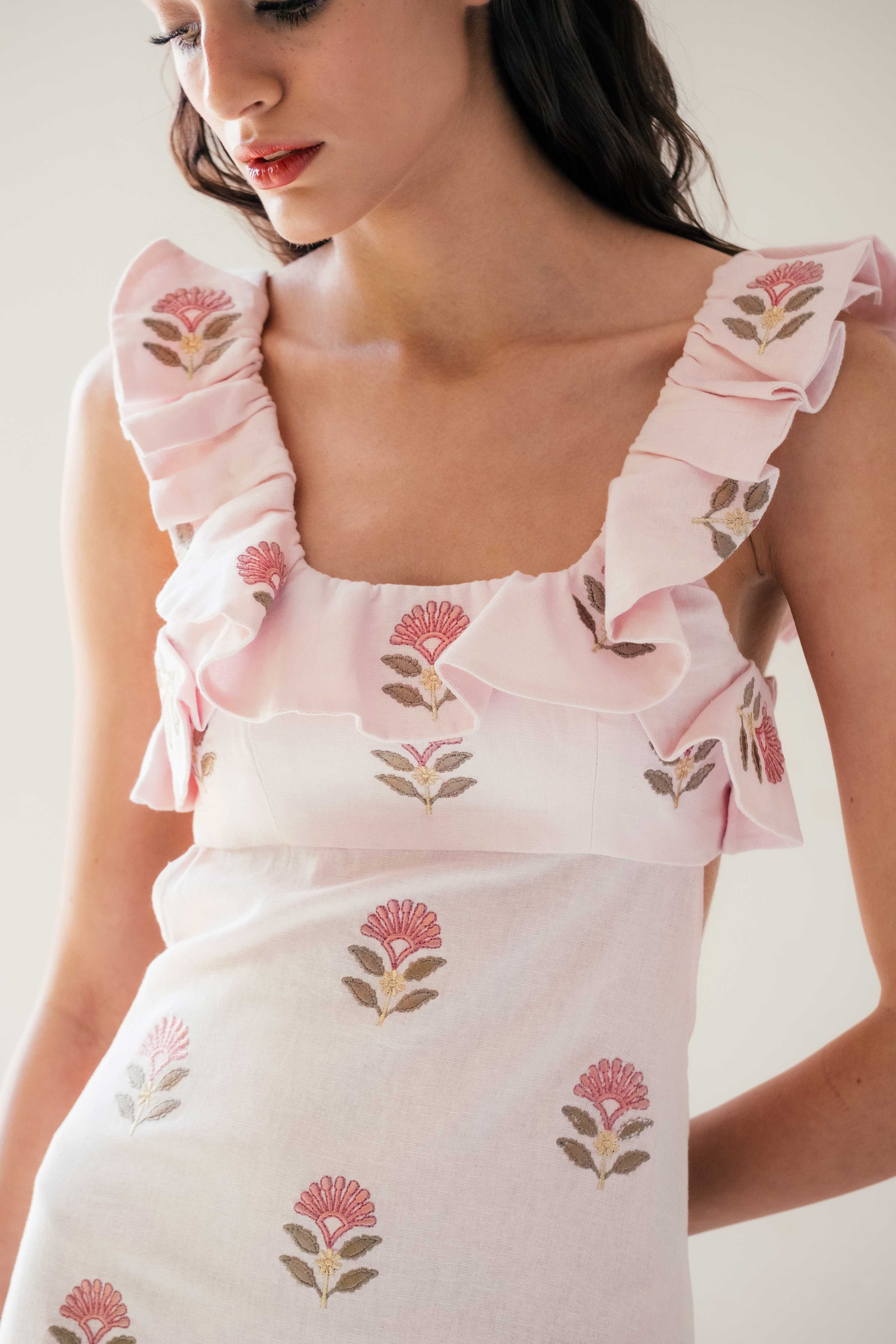 Malika Dress - Pink & Pink - Image 3