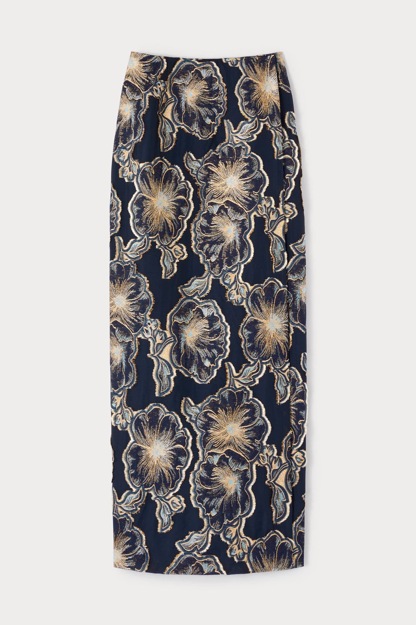 MIDNIGHT & GOLD High-Waisted Wrap Skirt - Image 2