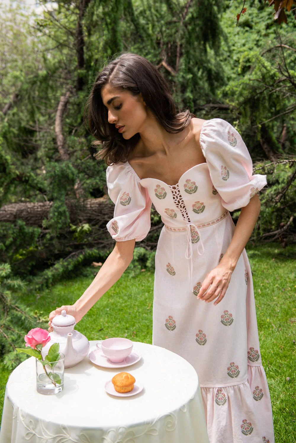 Mitra Maxi Dress - Pink & Pink - Image 6