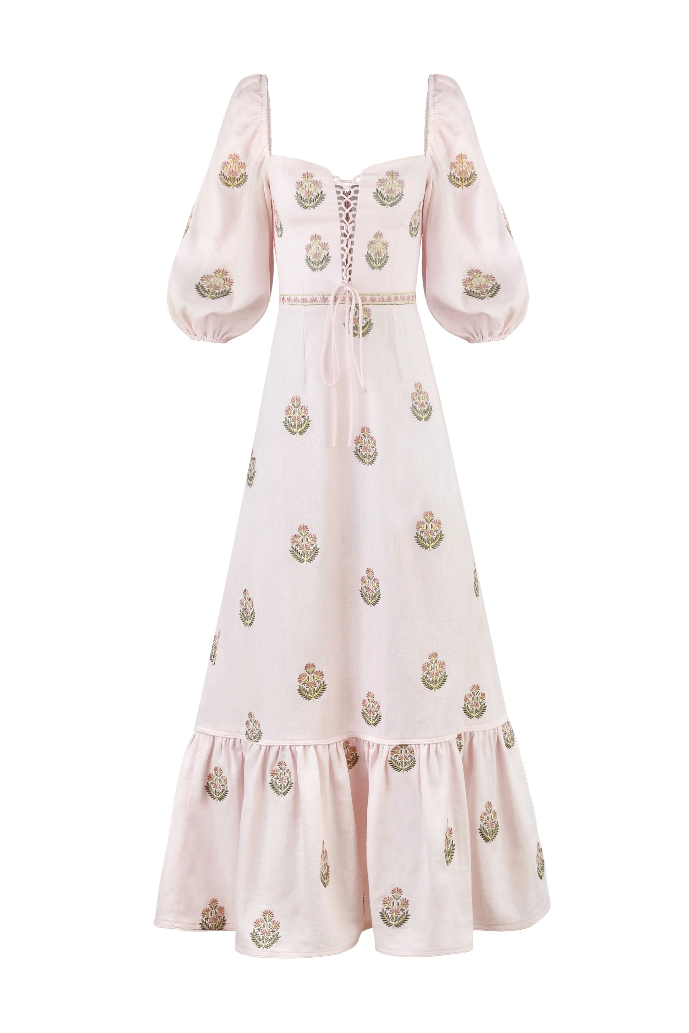 Mitra Maxi Dress - Pink & Pink - Image 8