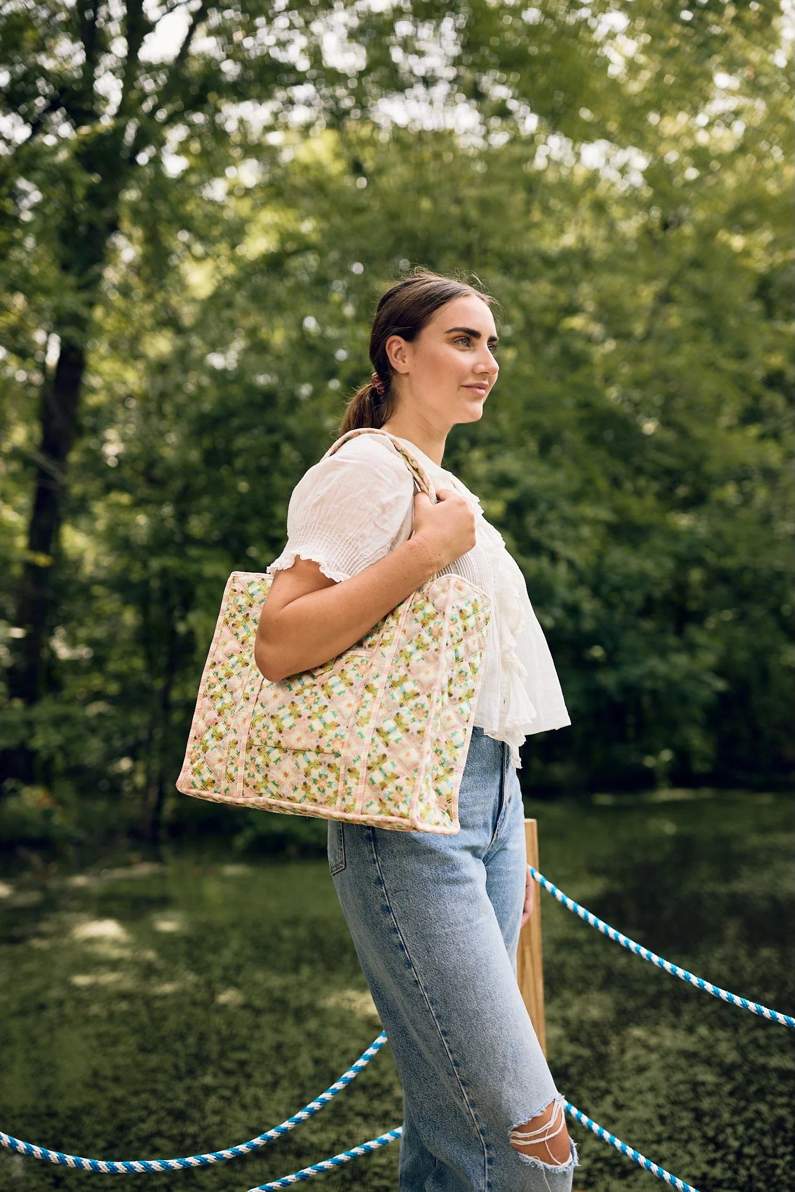 On the Road Quilted Tote - Chelsea Gardens - Image 14