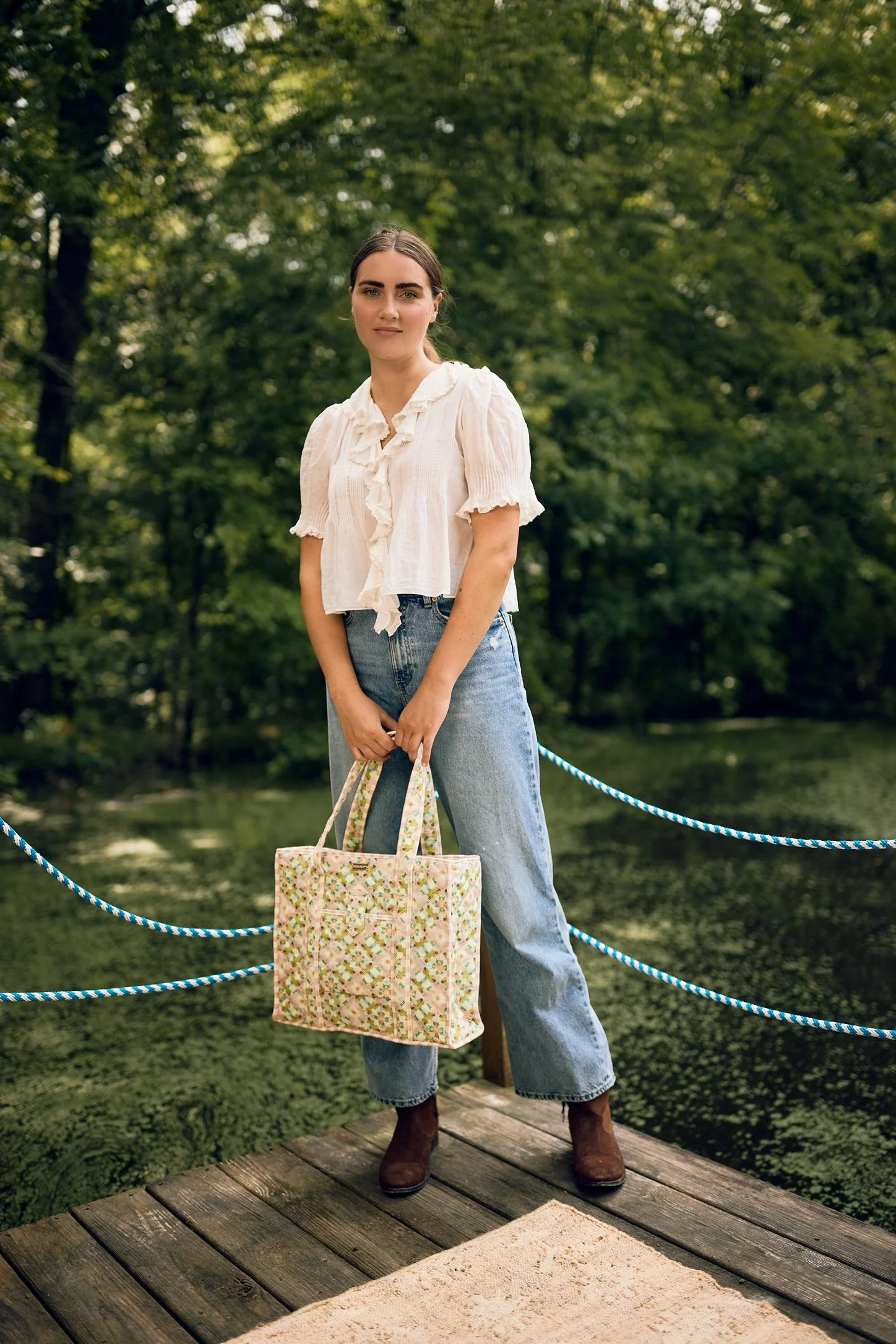 On the Road Quilted Tote - Chelsea Gardens - Image 15
