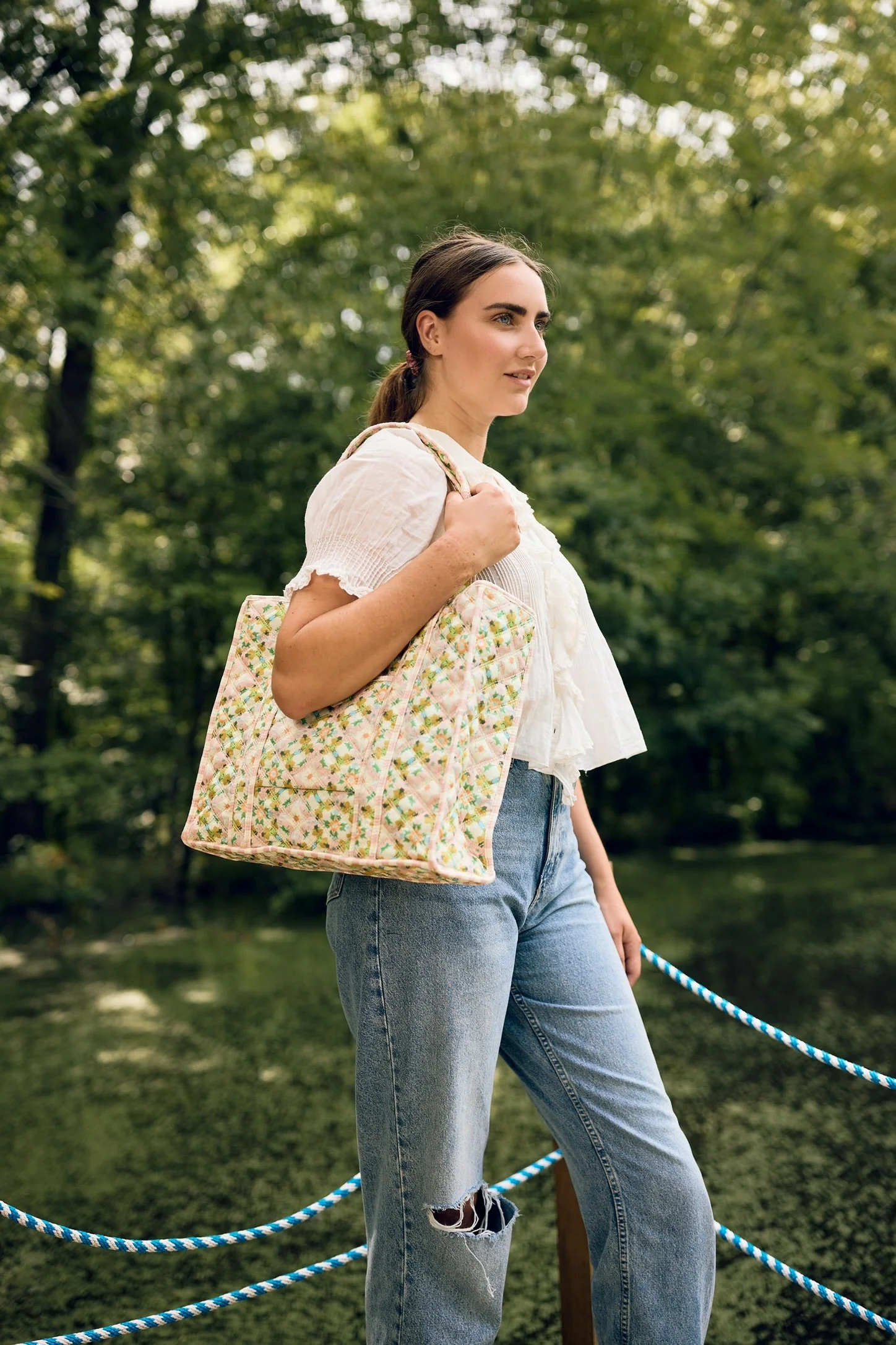 On the Road Quilted Tote - Chelsea Gardens - Image 20