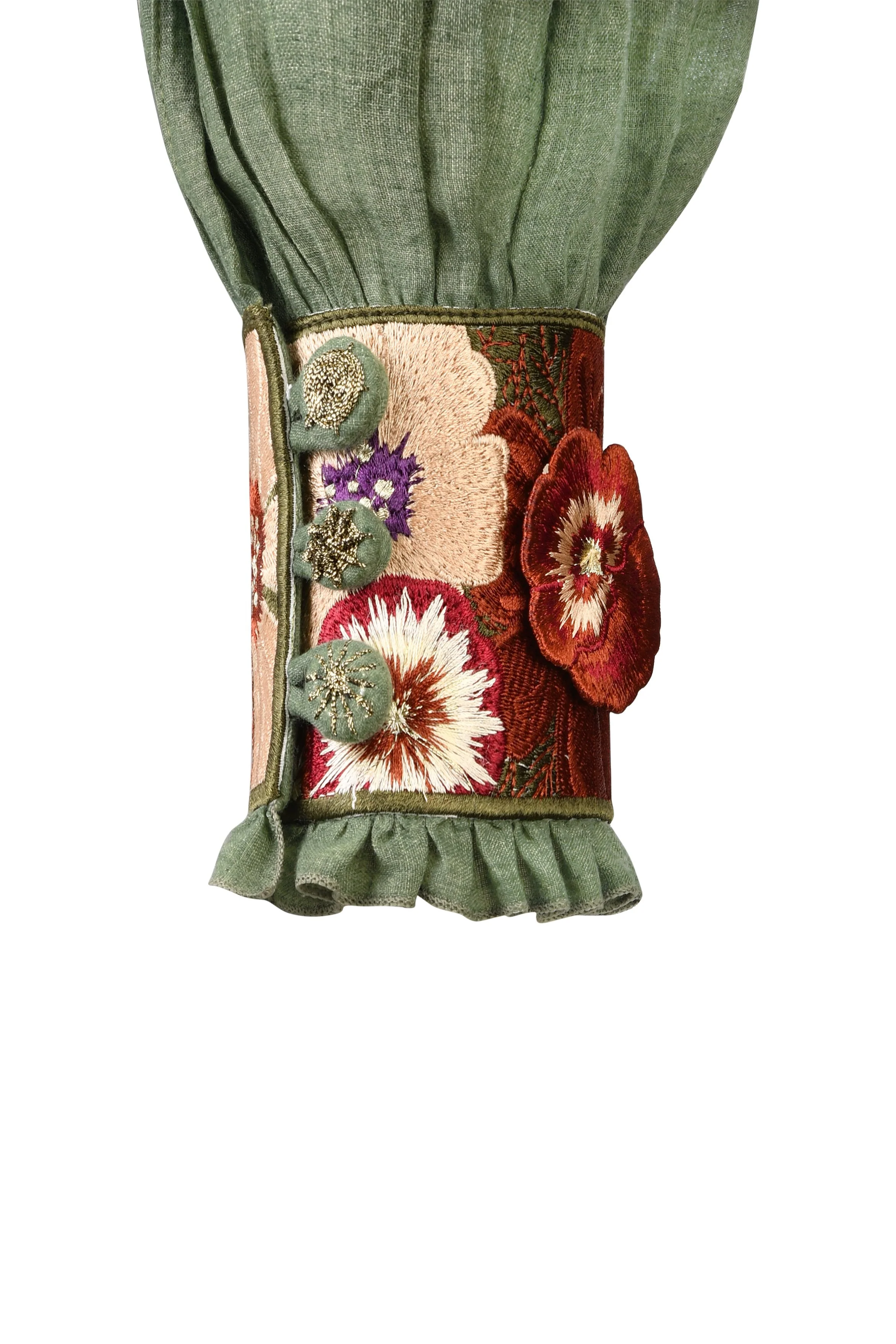 Pansy Blouse - Green - Image 15
