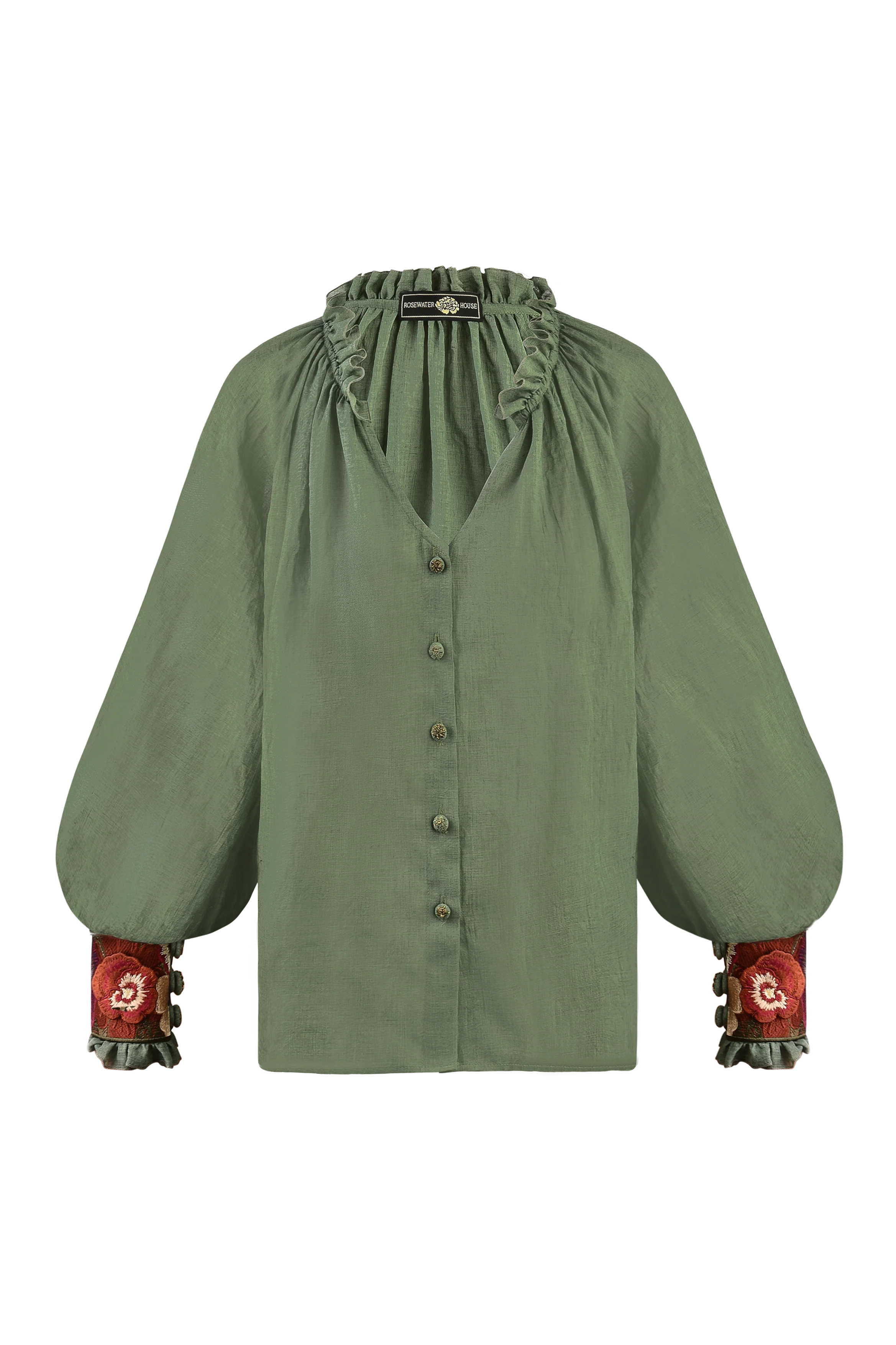 Pansy Blouse - Green - Image 21