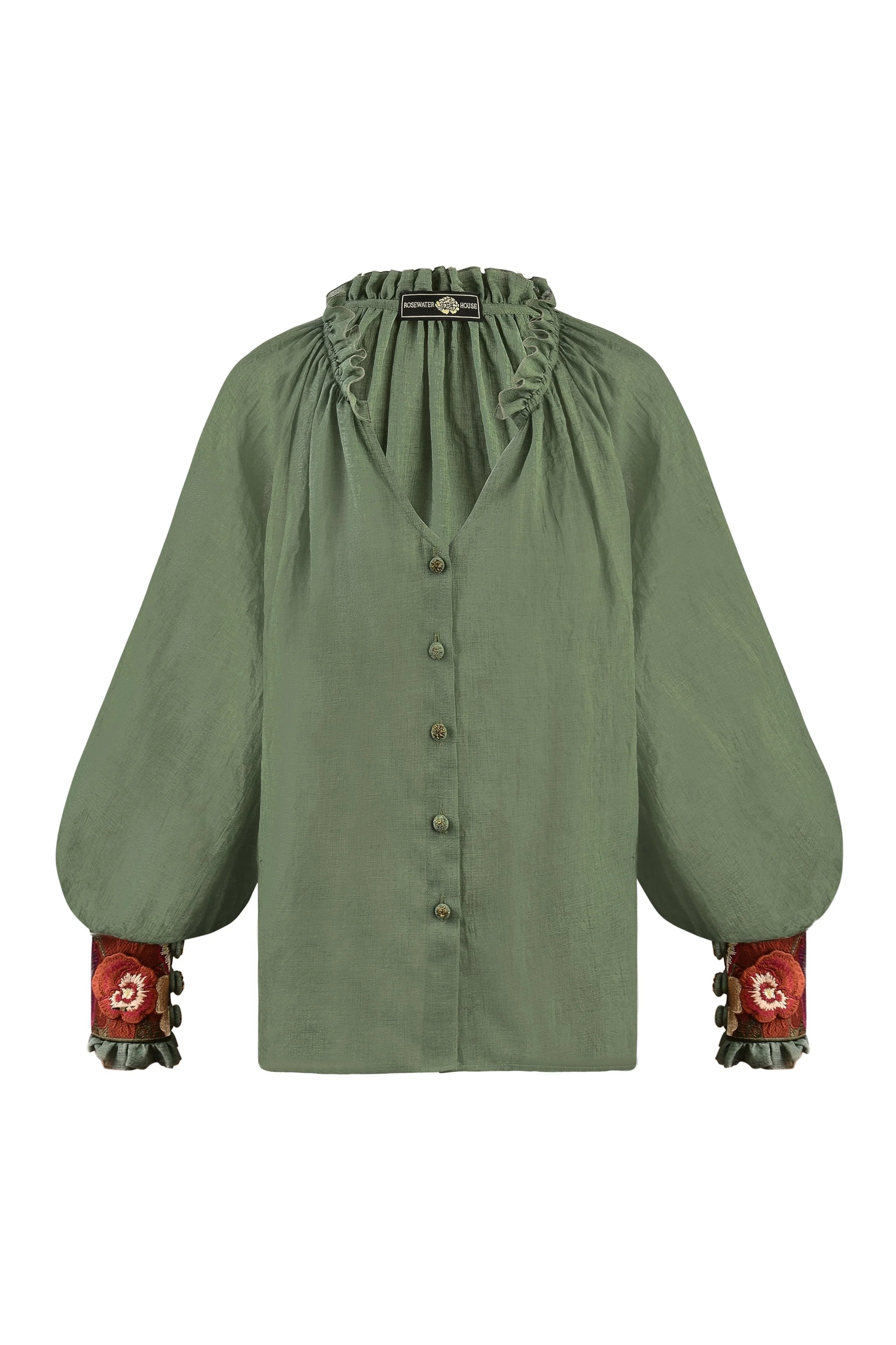 Pansy Blouse - Green - Image 22