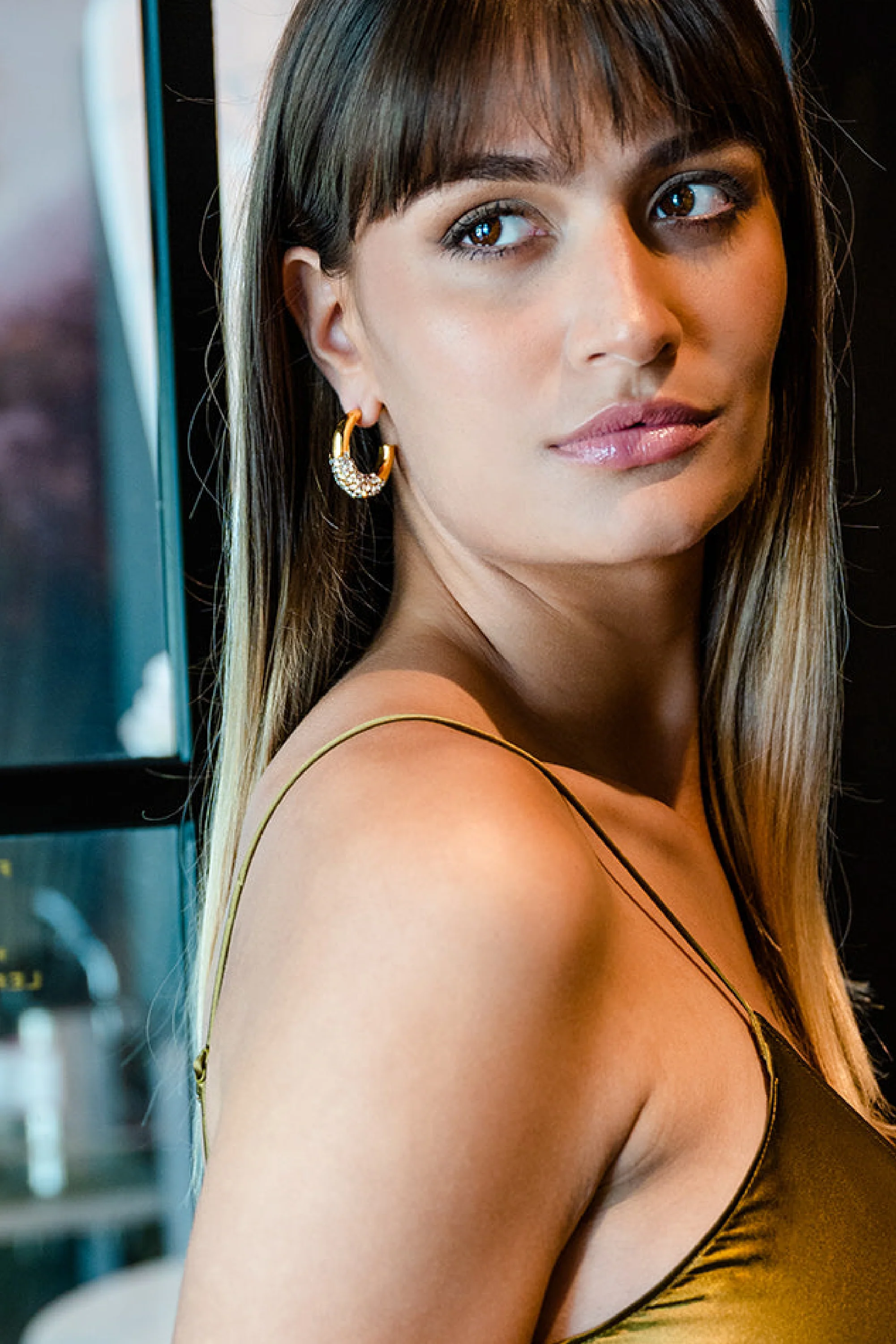 Pavé Hoop Earring - Image 3