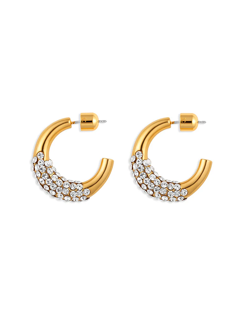 Pavé Hoop Earring - Image 4