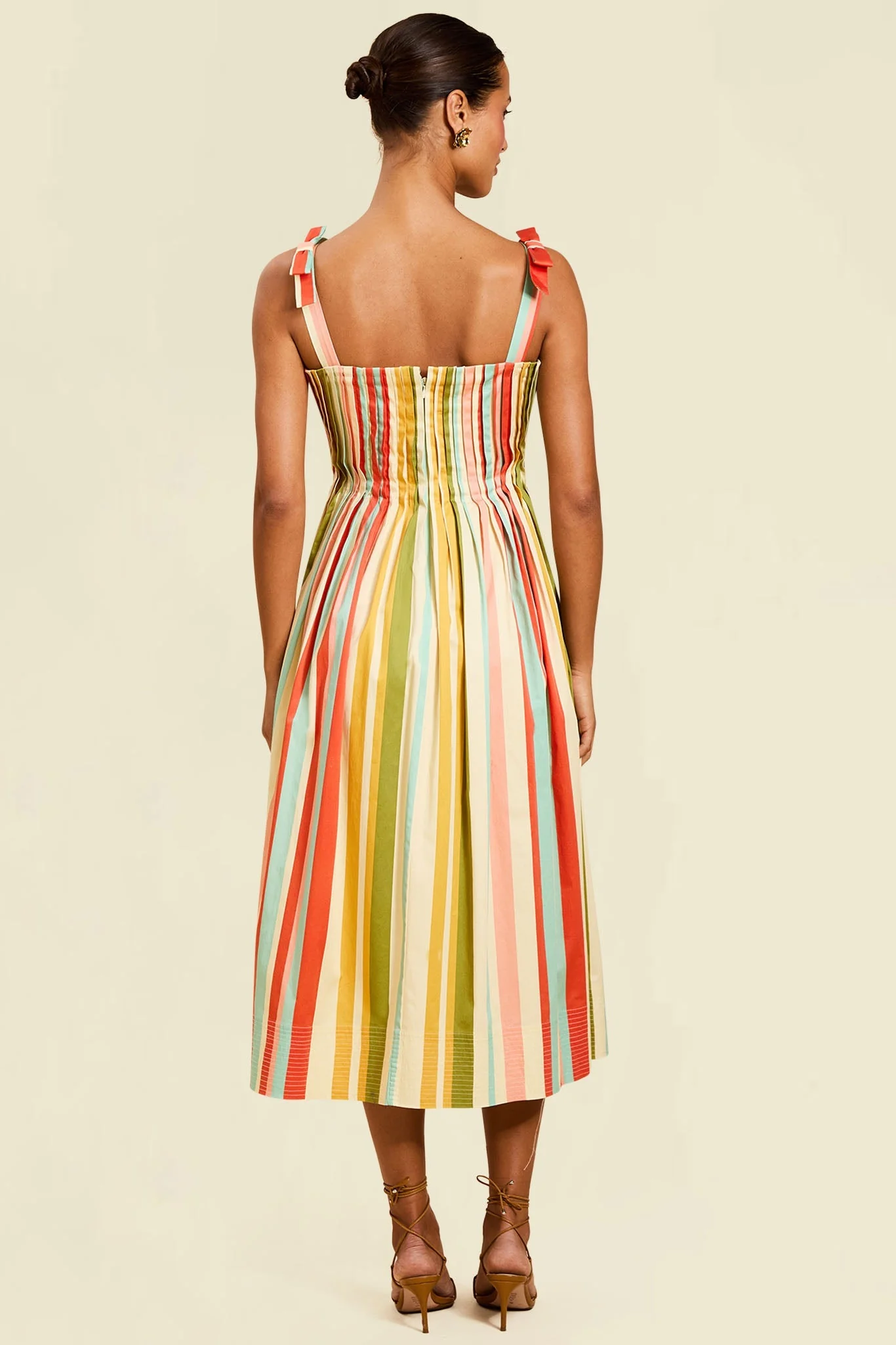 Pre-Order - Anais Pintuck Midi Dress - Image 4