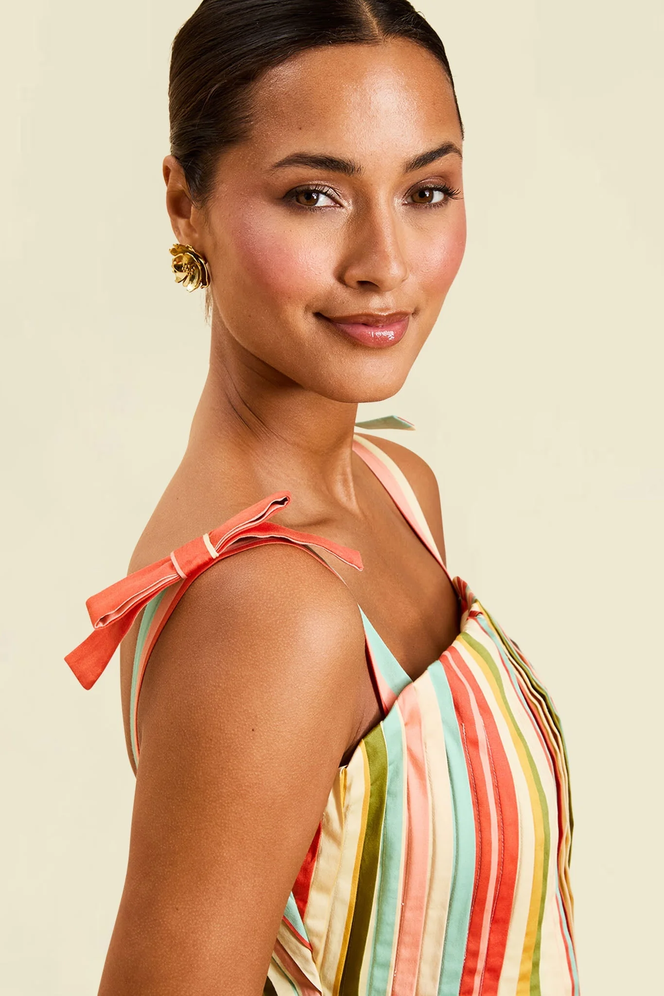 Pre-Order - Anais Pintuck Midi Dress - Image 5