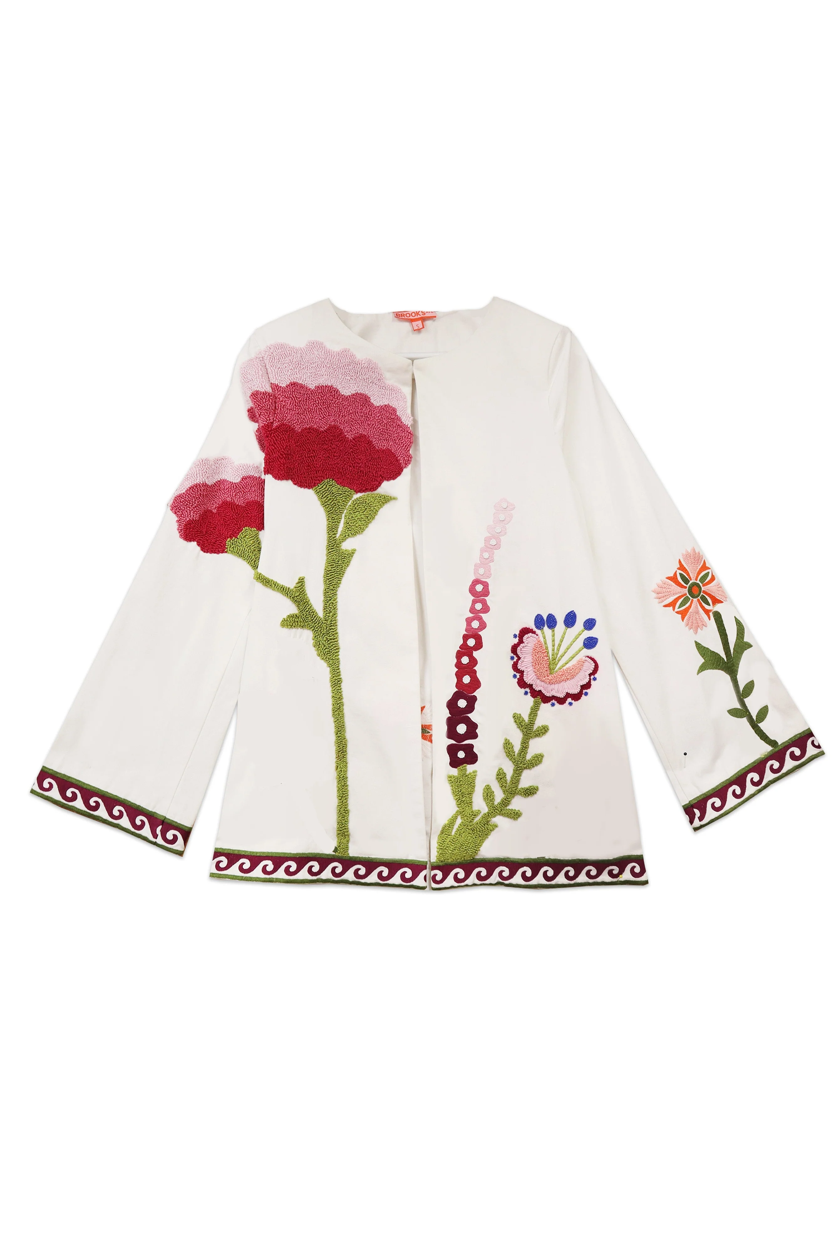 Charlotte Coat - Floral Embroidered - Image 9