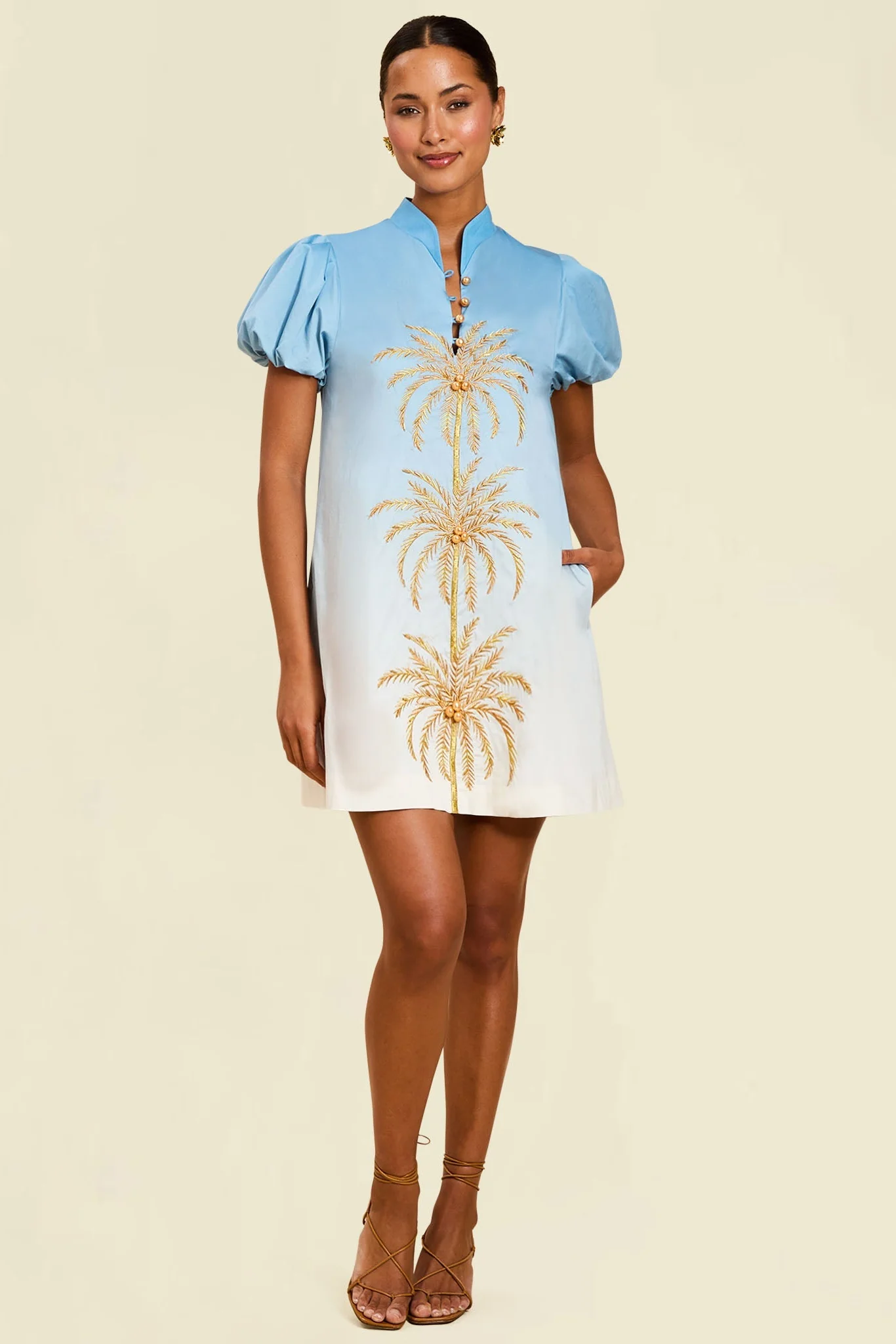 Elliana Barong Mini Dress