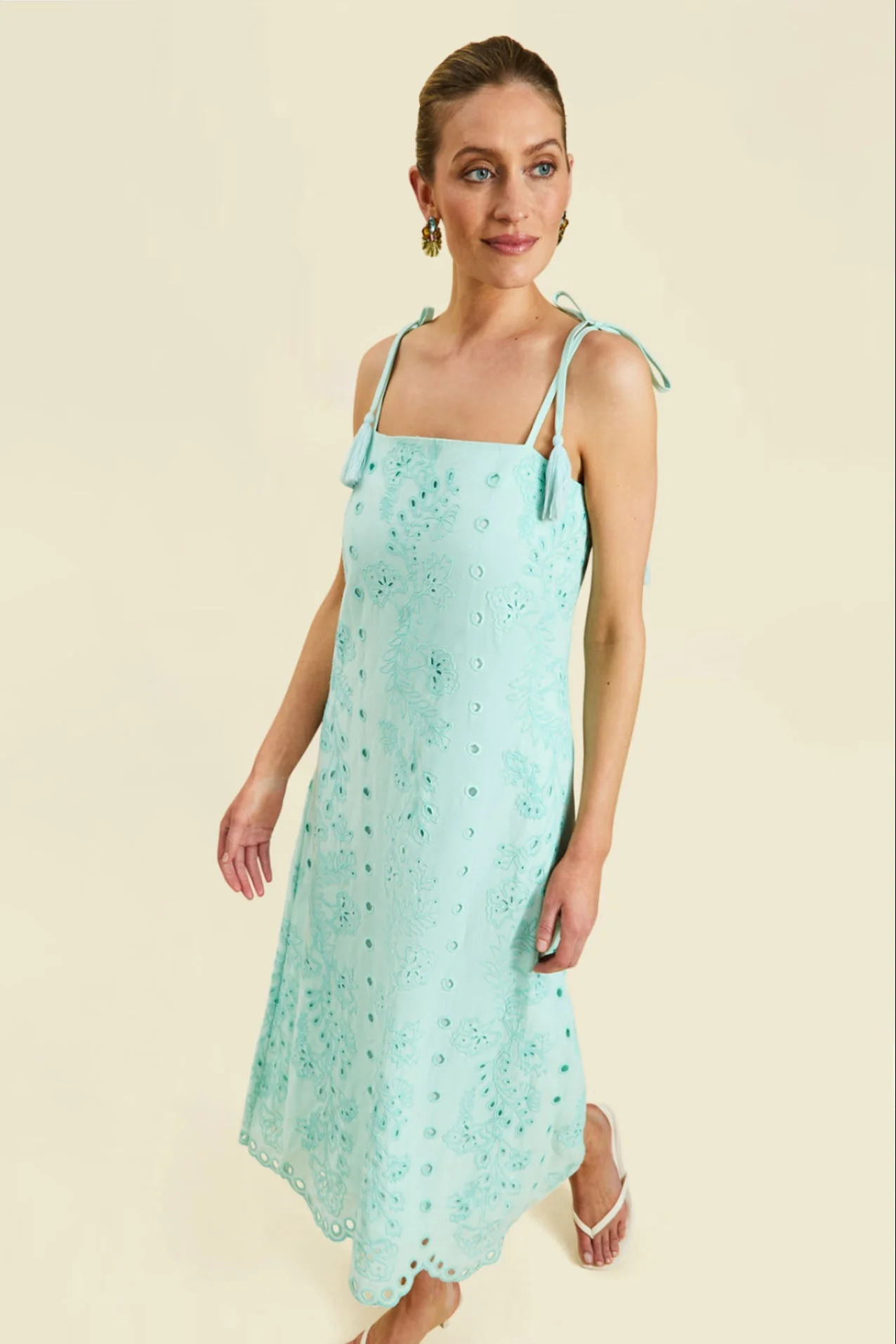 Pre-Order - Salvador Tassel Midi Dress