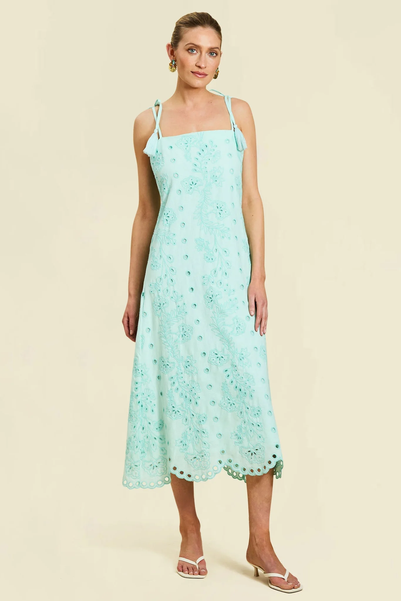 Pre-Order - Salvador Tassel Midi Dress - Image 2