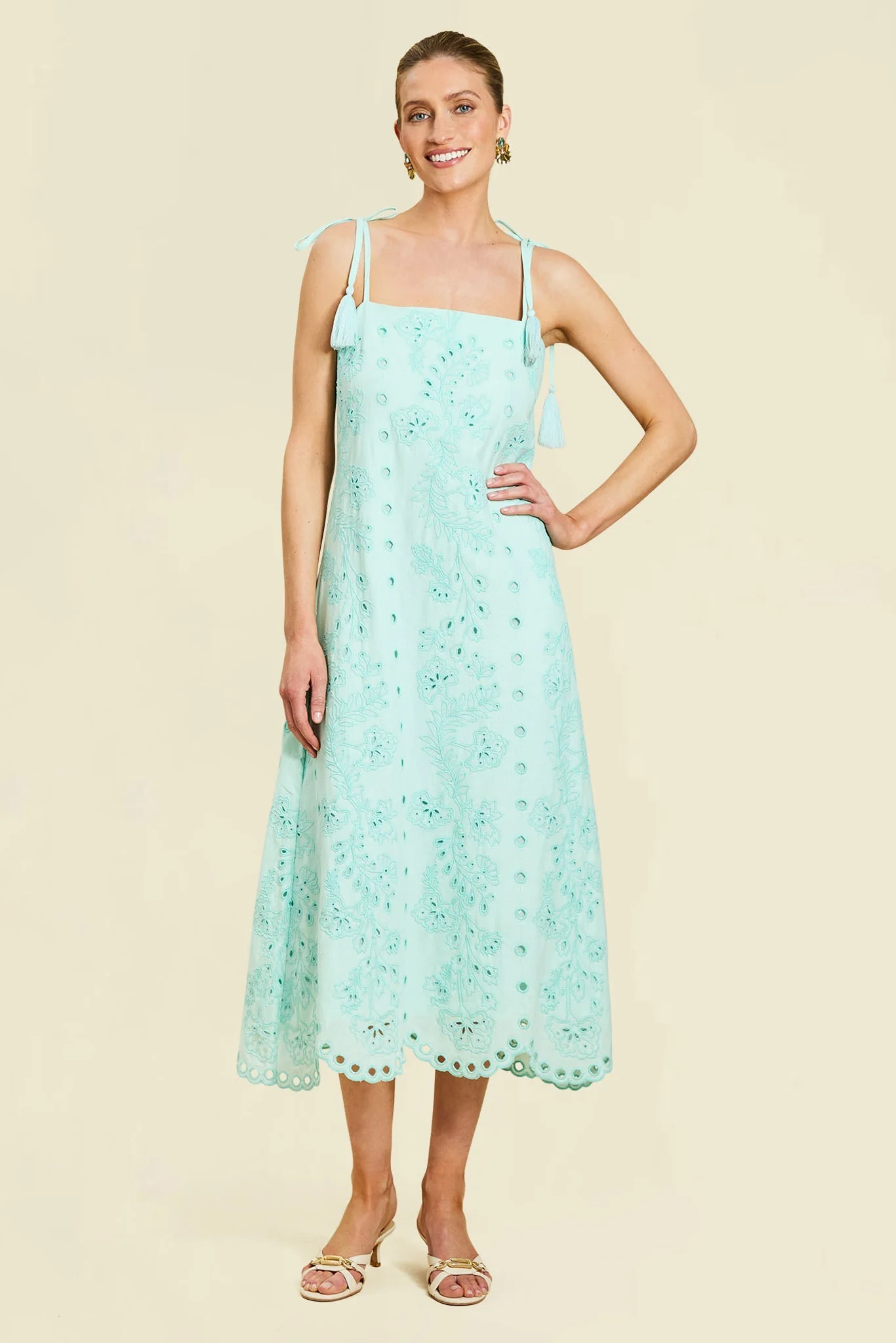 Pre-Order - Salvador Tassel Midi Dress - Image 5
