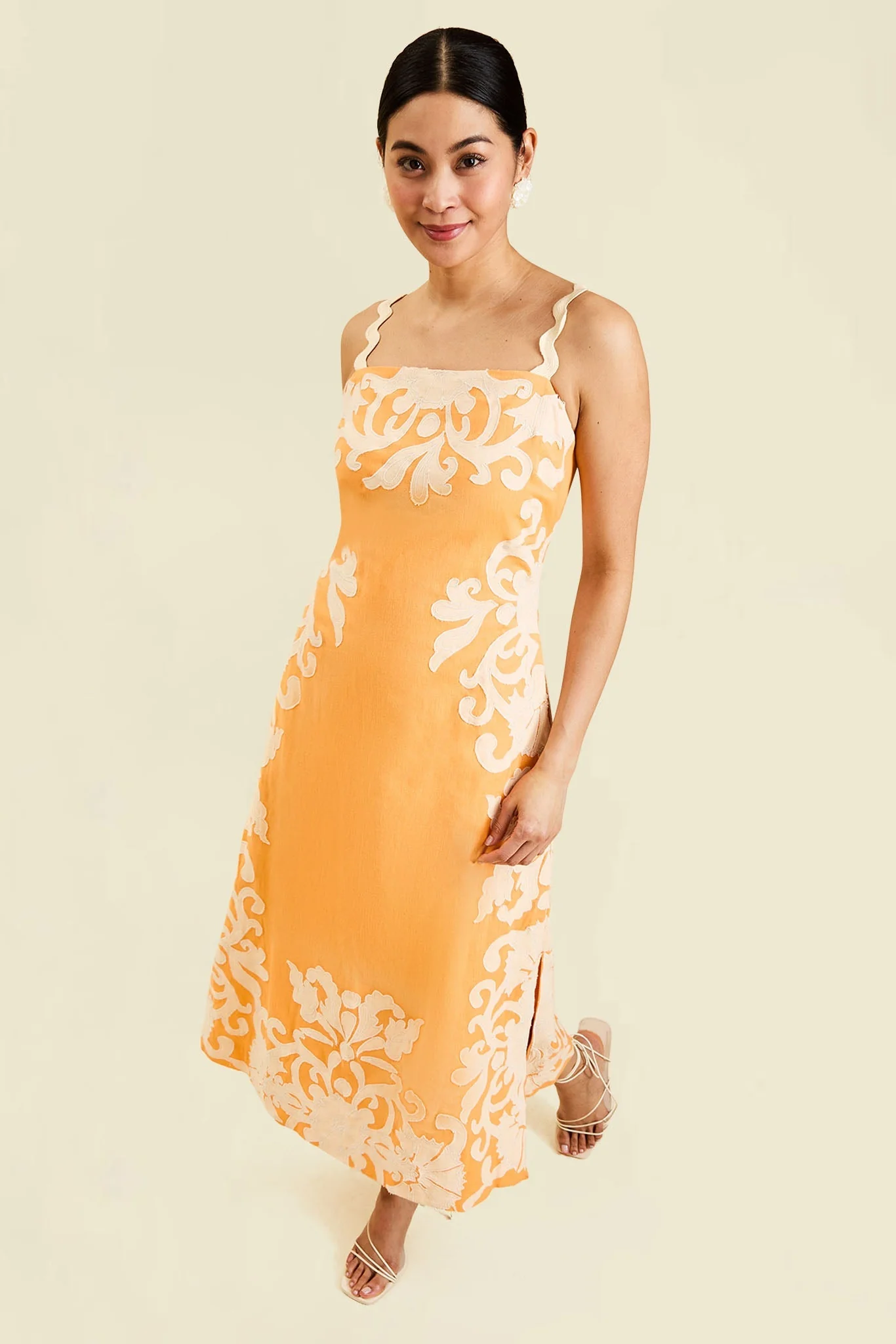 Sammy Embroidered Midi Dress