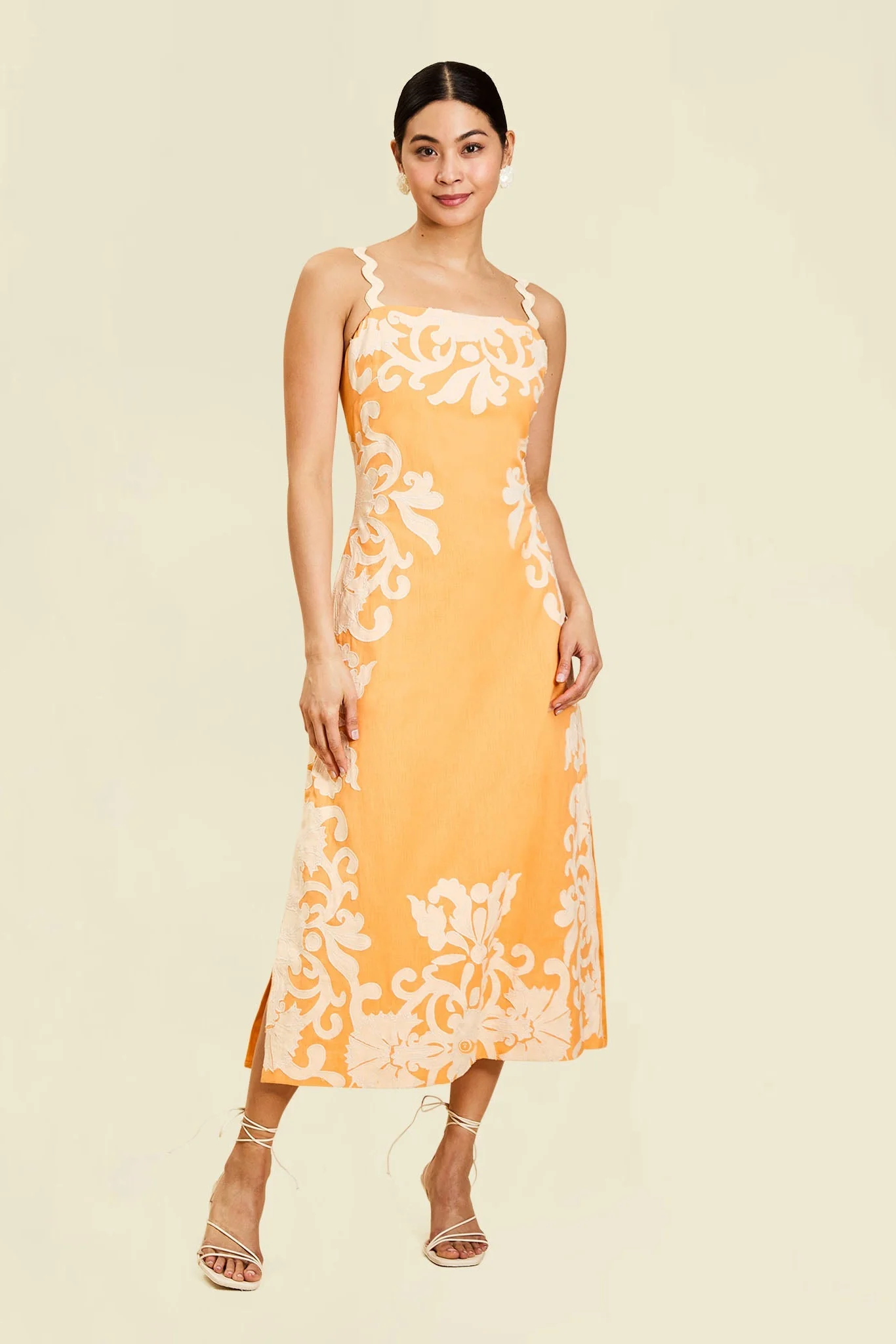 Sammy Embroidered Midi Dress - Image 6