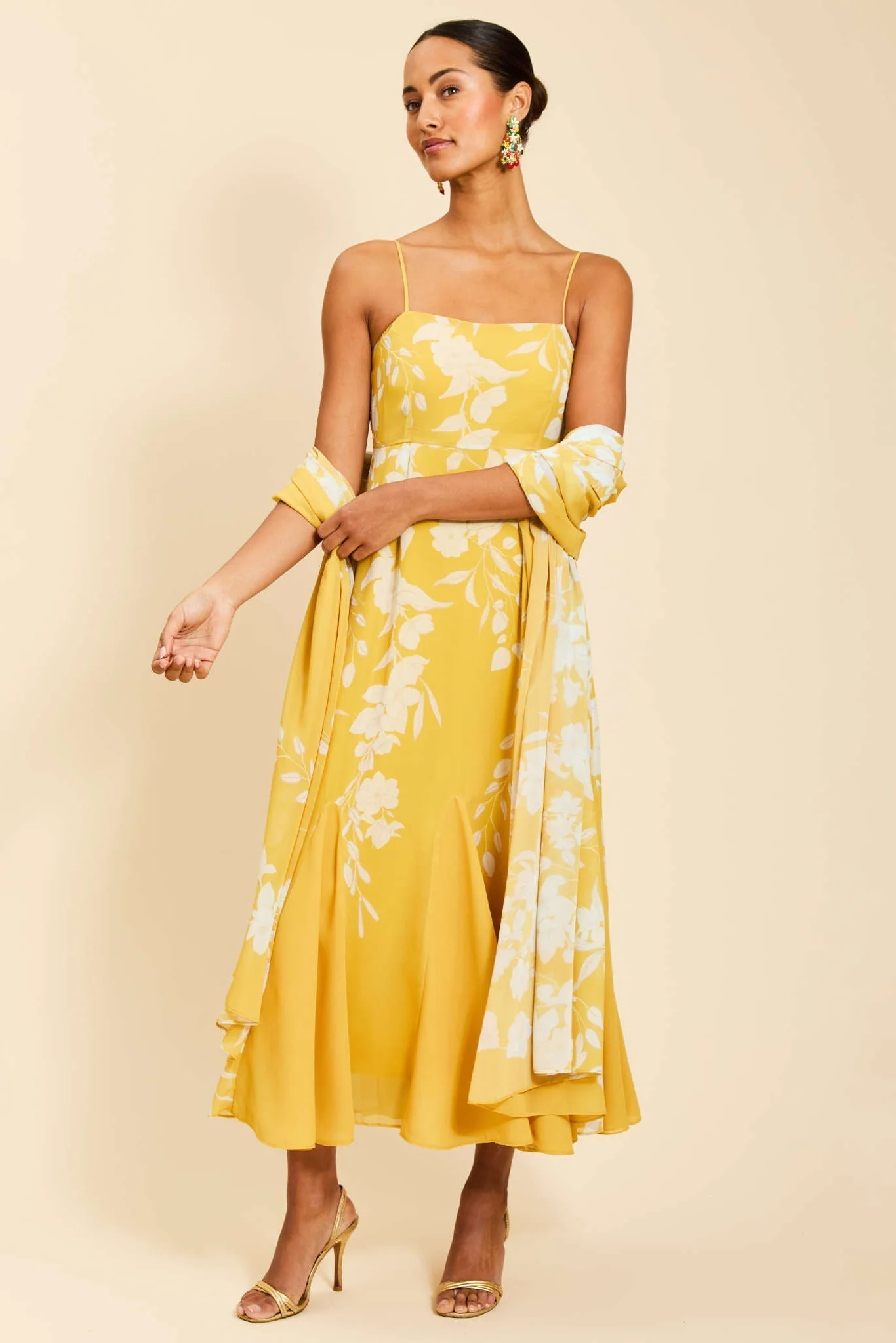 Reverie Tea-Length Sash Dress - Image 3