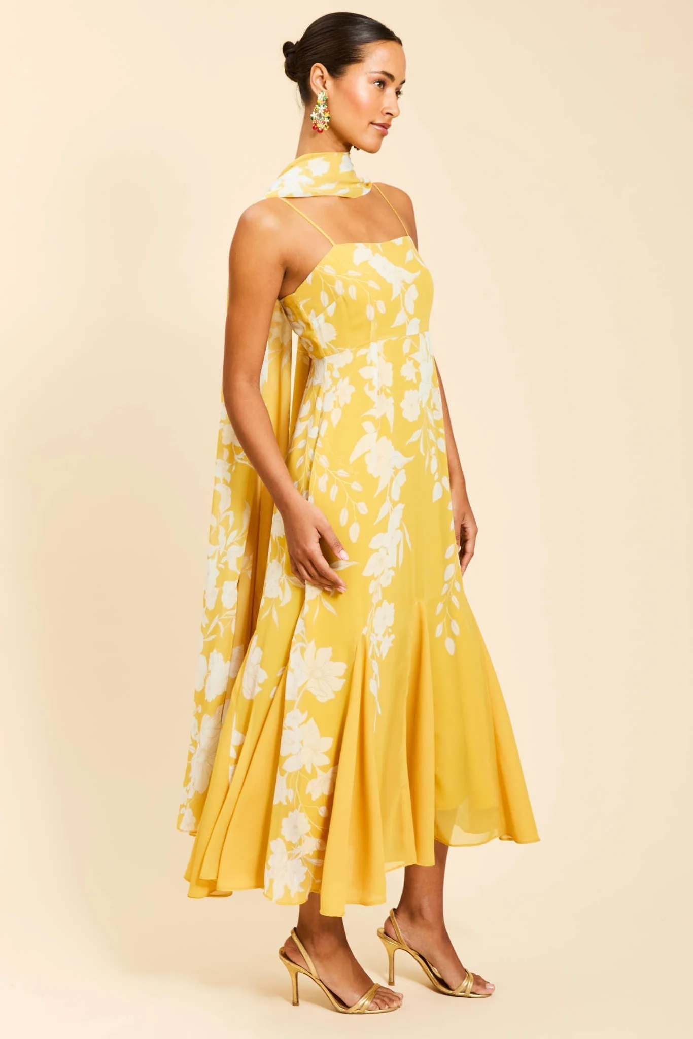 Reverie Tea-Length Sash Dress - Image 4