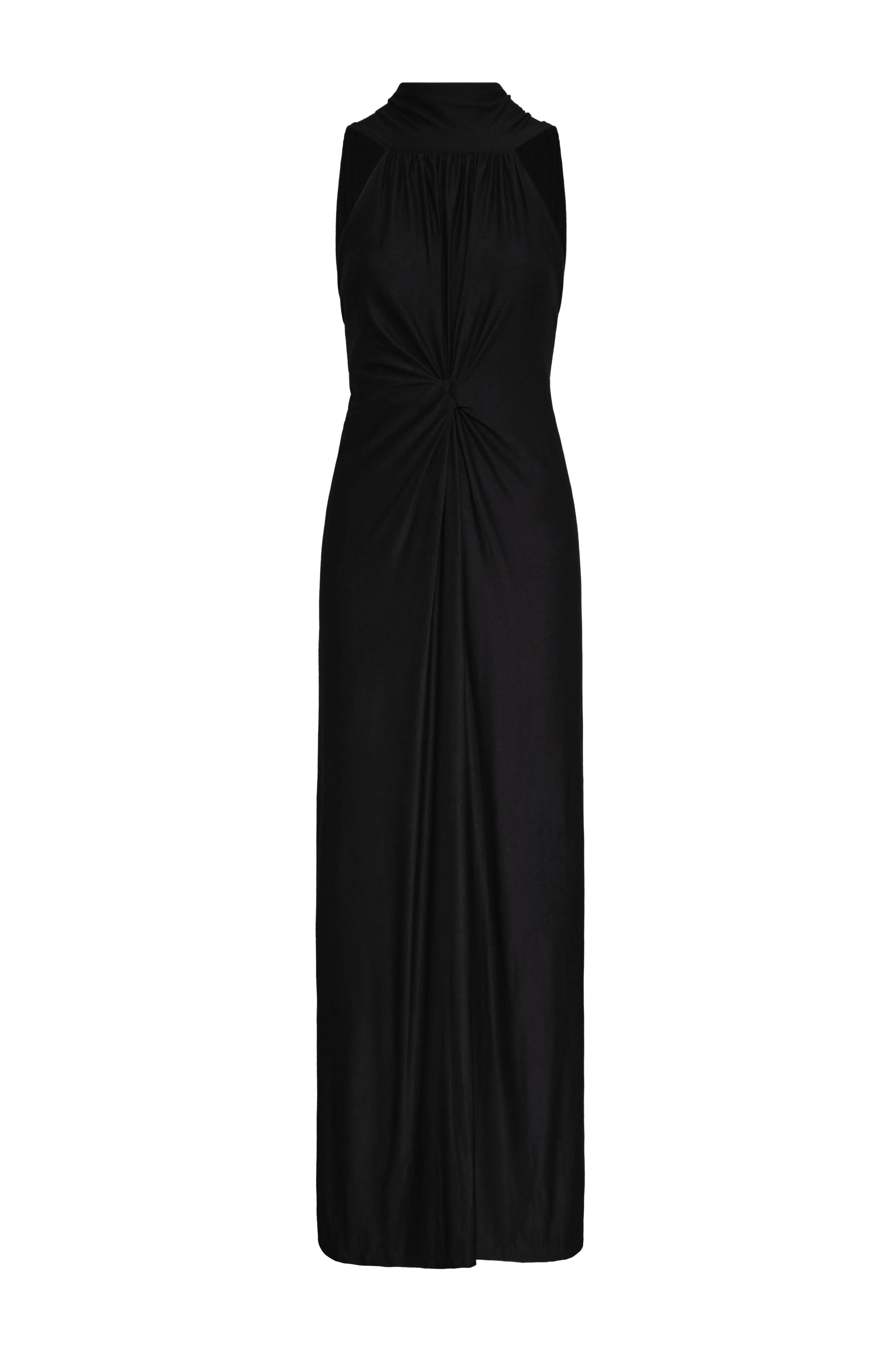 Rosales Jersey Midi Dress / Black - Image 2