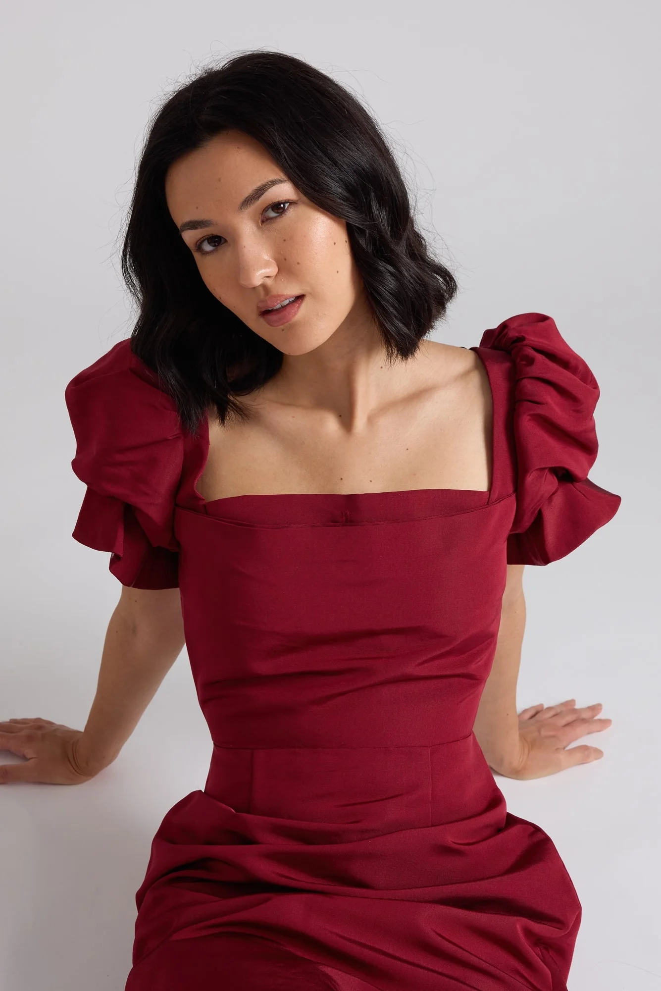 Rose Dress Merlot - Image 3