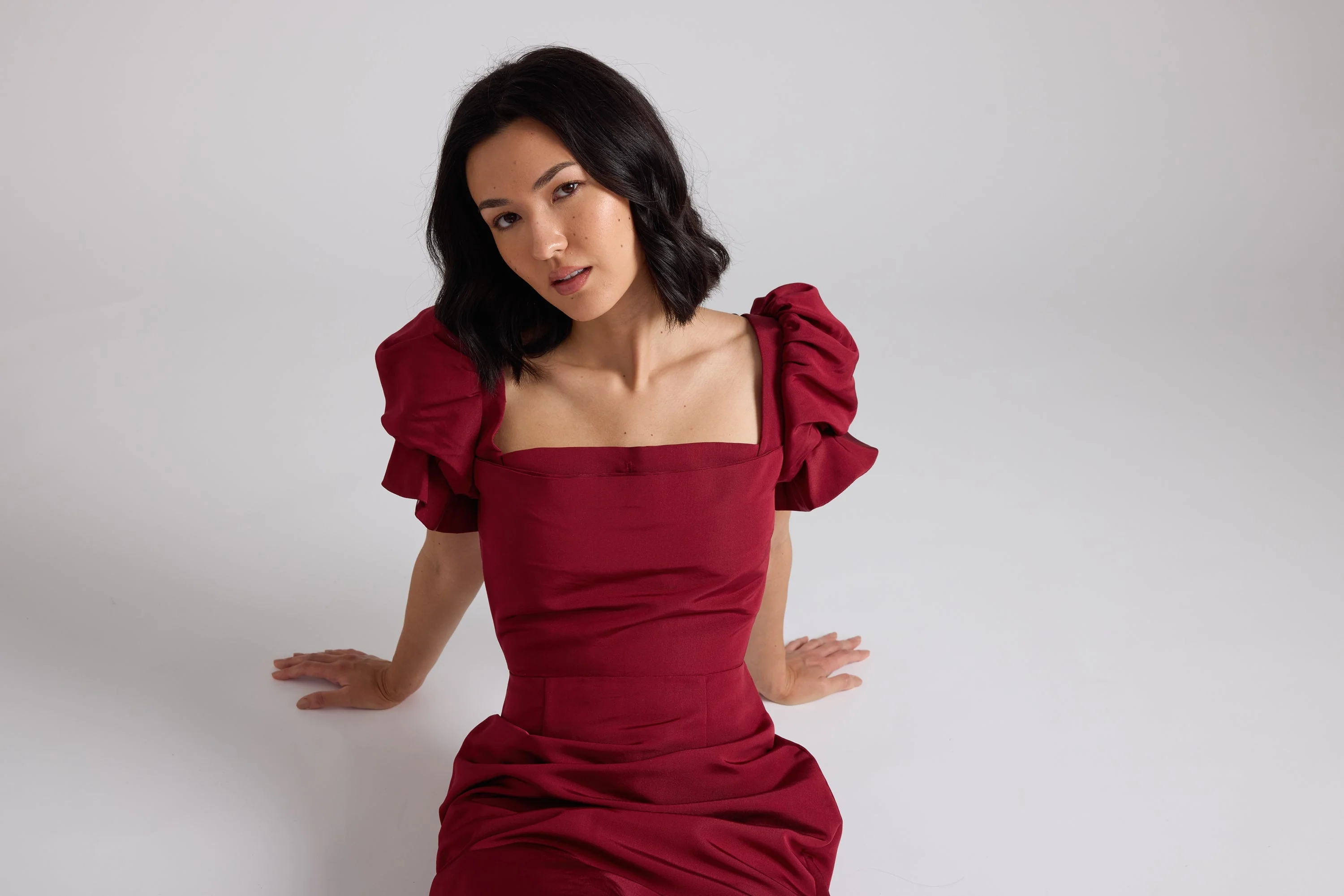 Rose Dress Merlot - Image 8