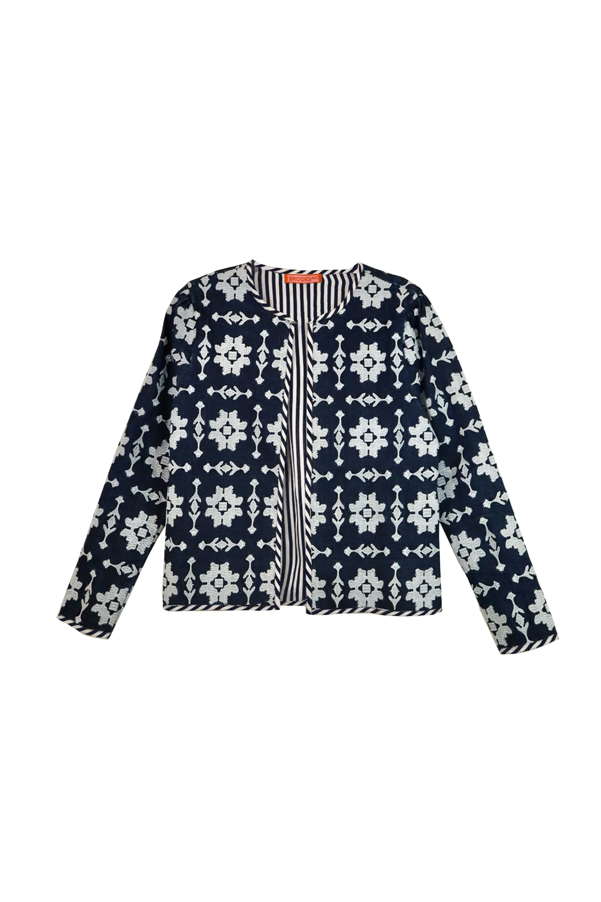 Rosy Jacket - Denim Embroidered - Image 15
