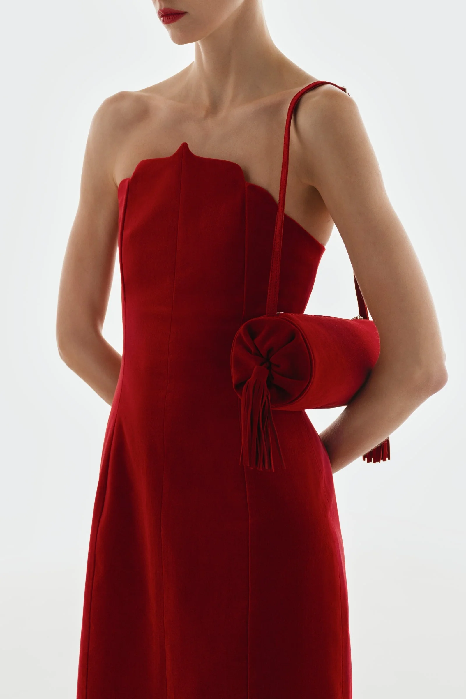 Saray Dress Scarlet Red - Image 4
