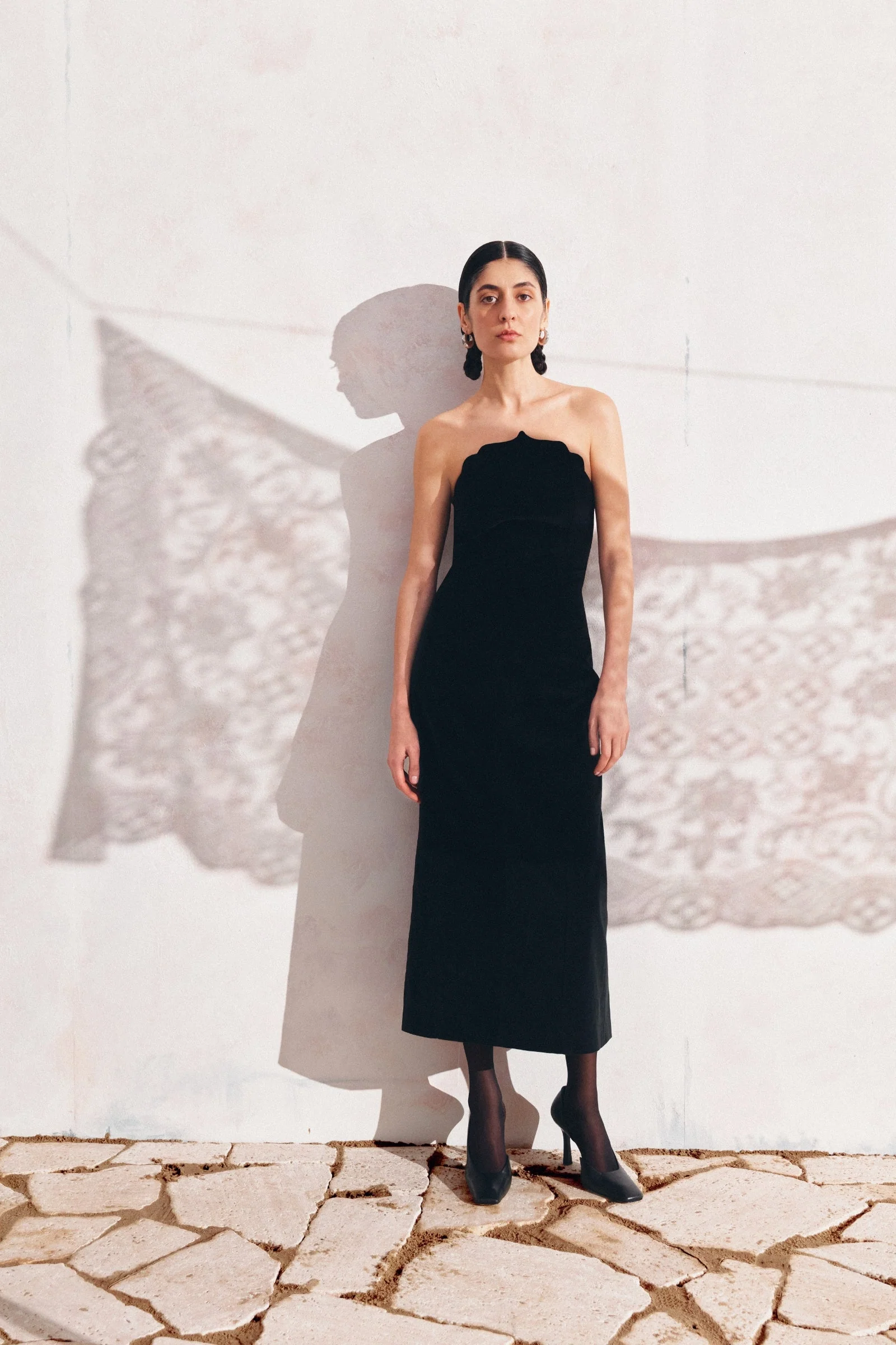 Saray Dress Shadow Black - Image 11
