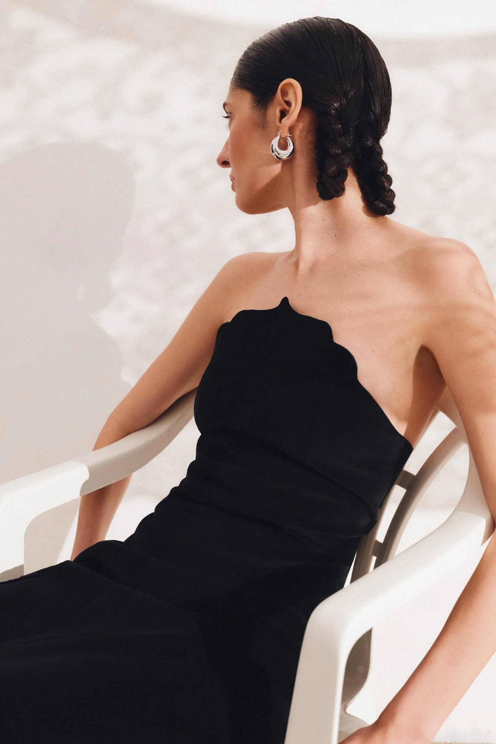 Saray Dress Shadow Black - Image 12