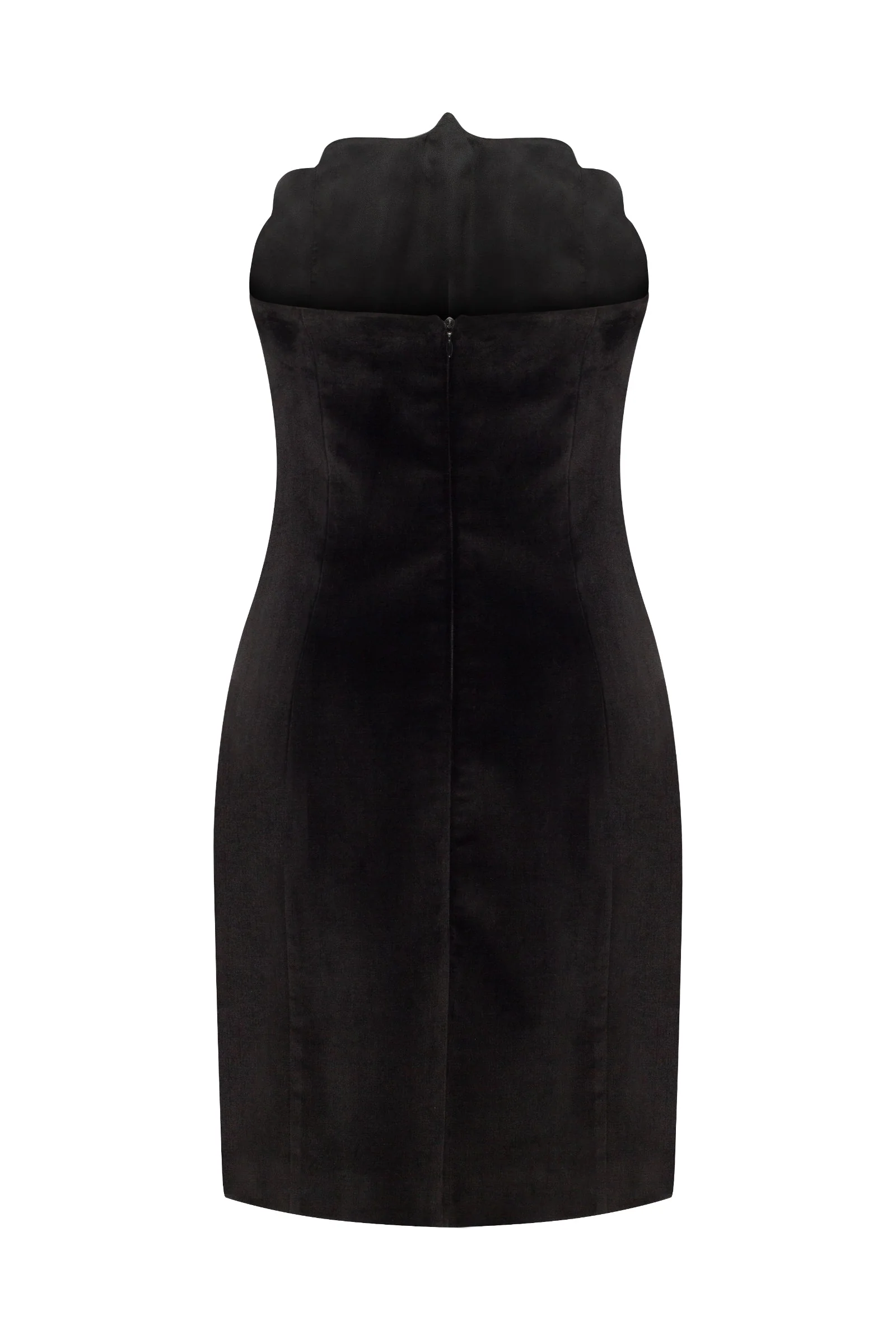 Saray Mini Dress Shadow Black - Image 3