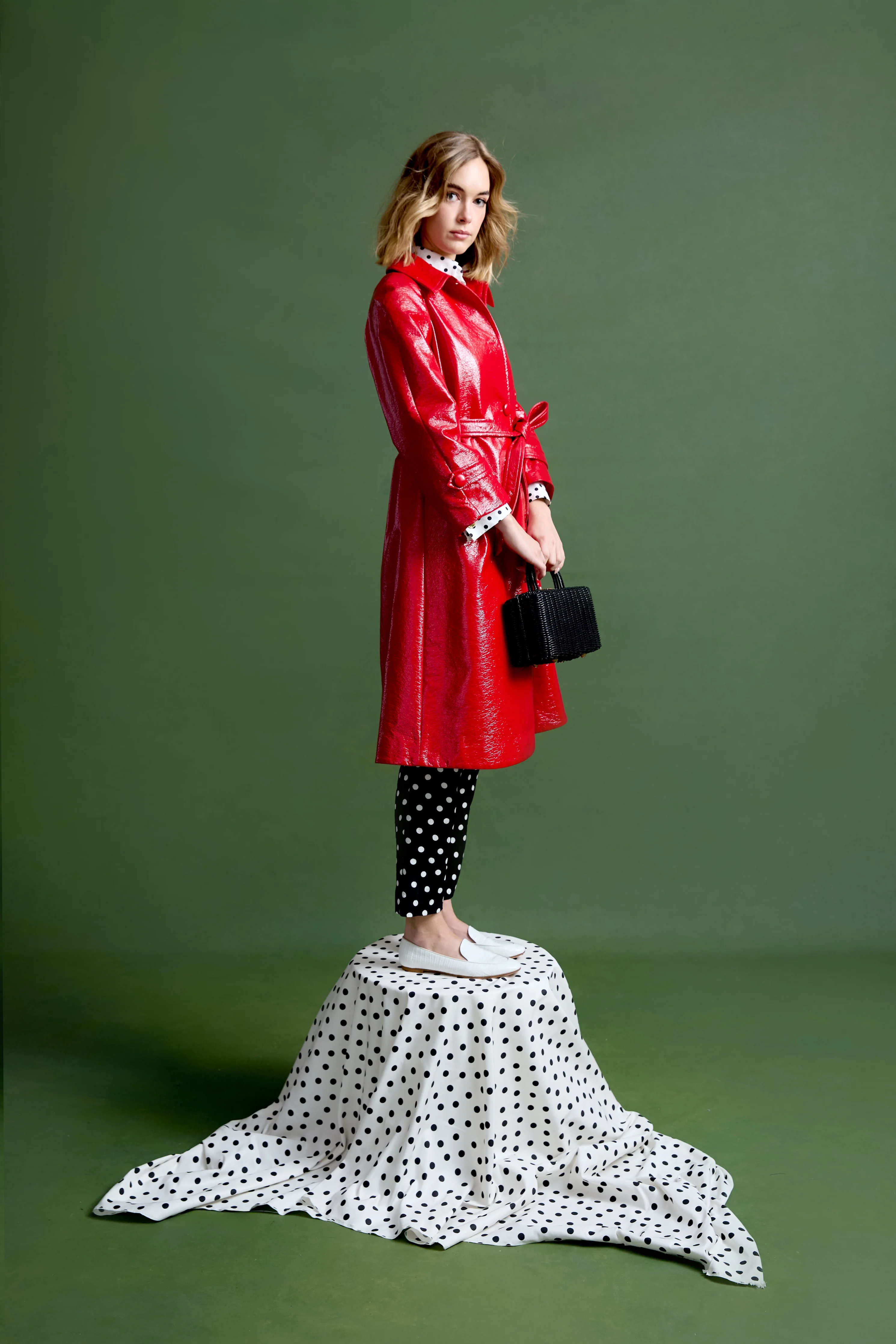 Savannah Coat in Patent - Image 6