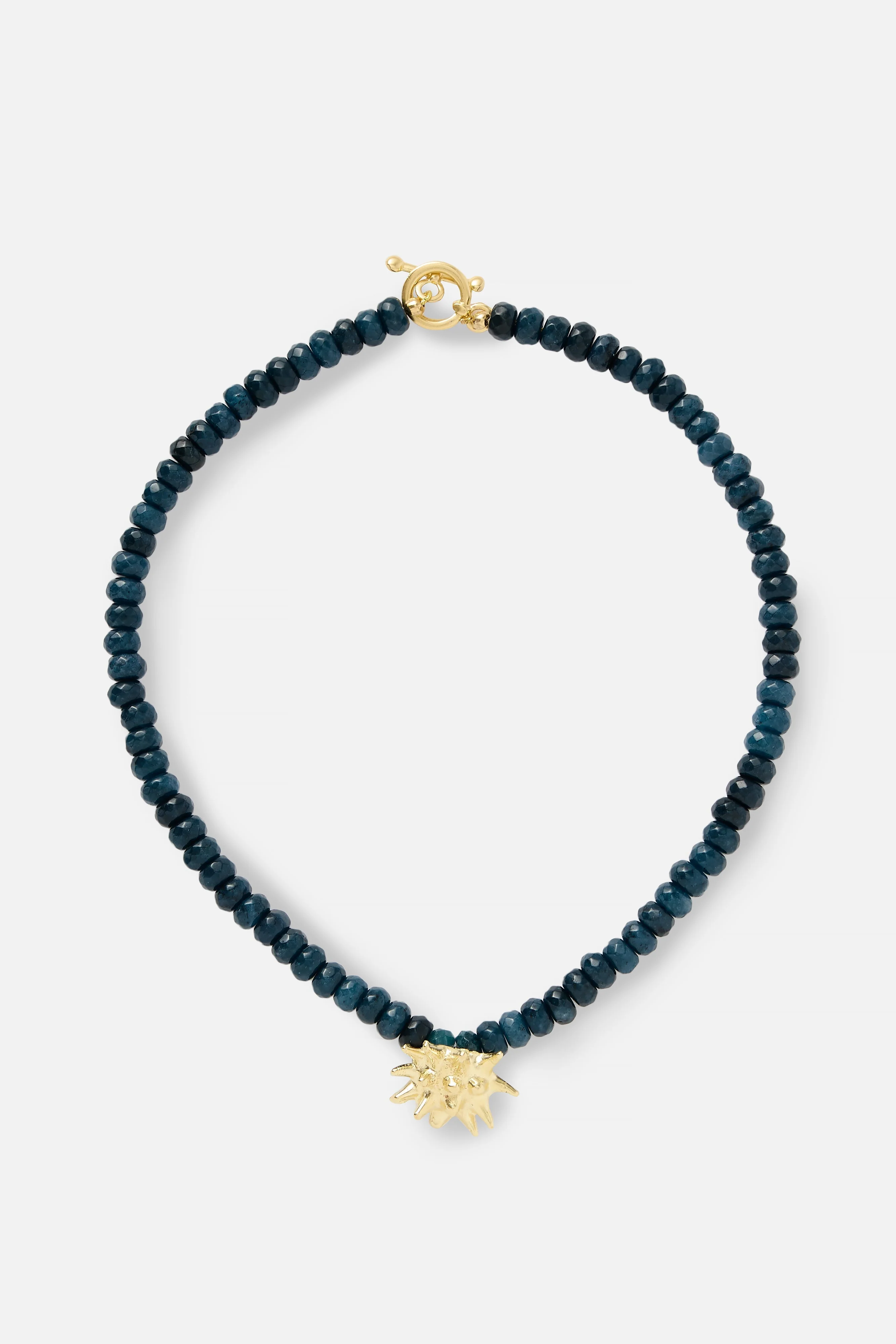 Sea Urchin in Jade Necklace