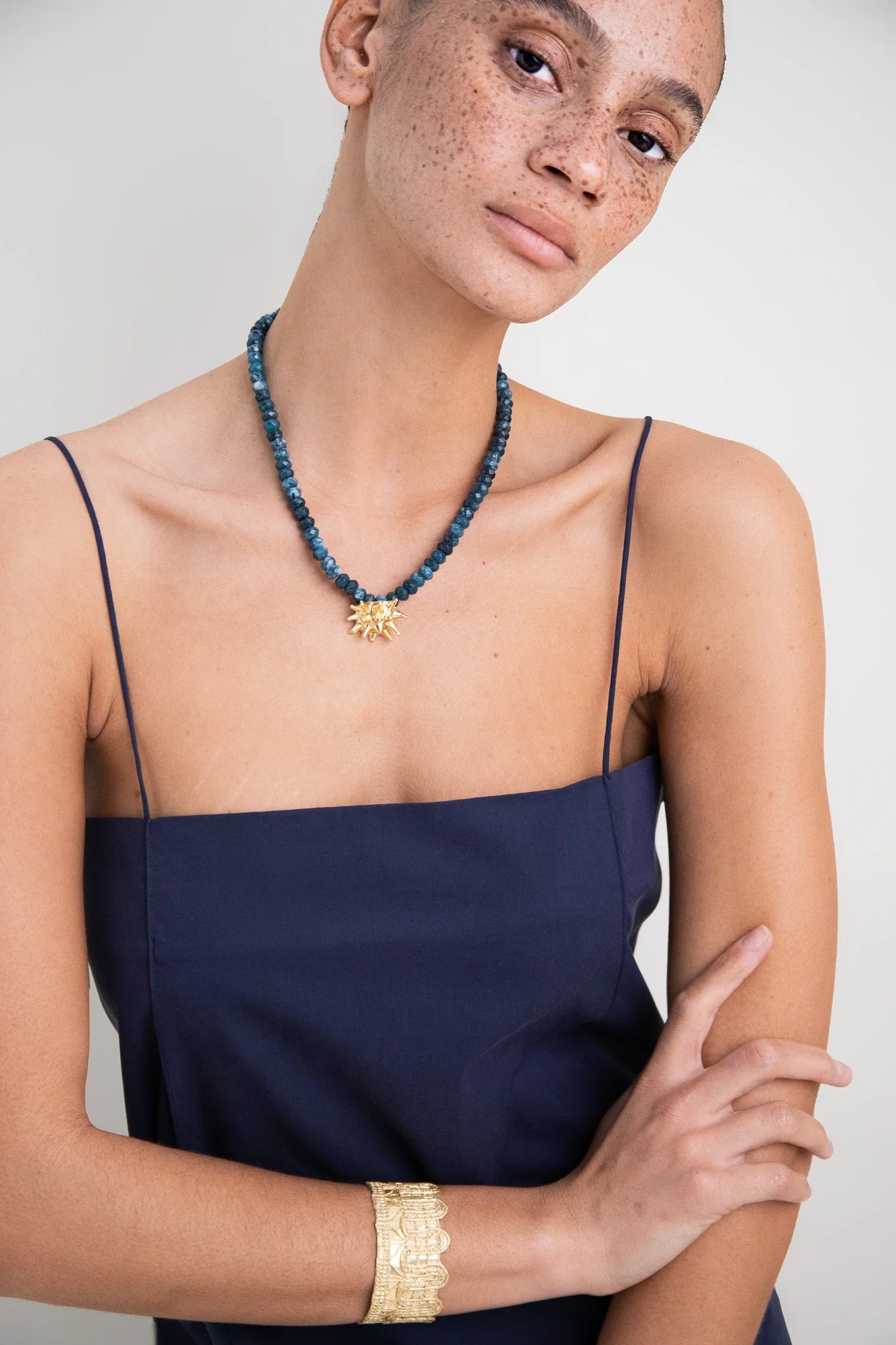 Sea Urchin in Jade Necklace - Image 5